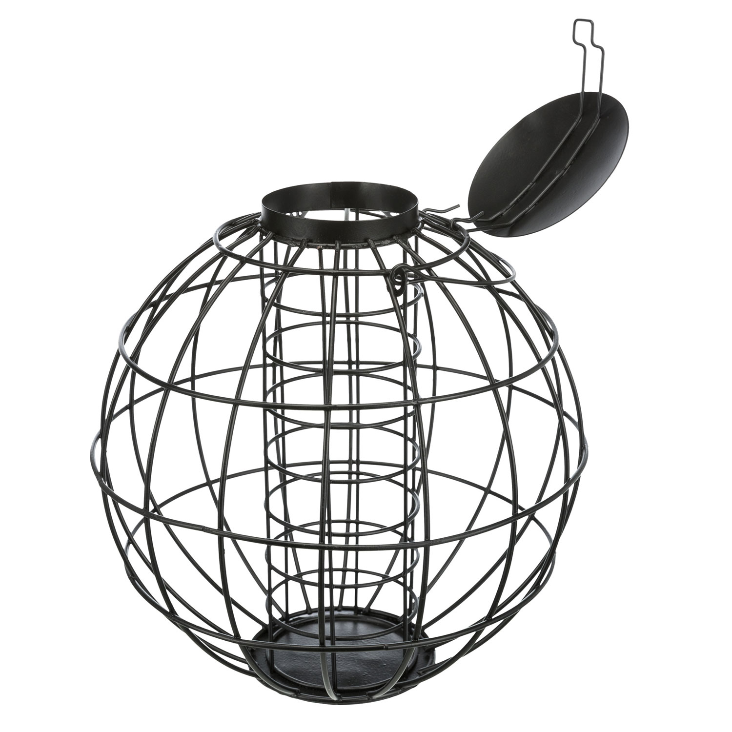 Comedero Bolas de Grasa, ø 22 × 24 cm, negro
