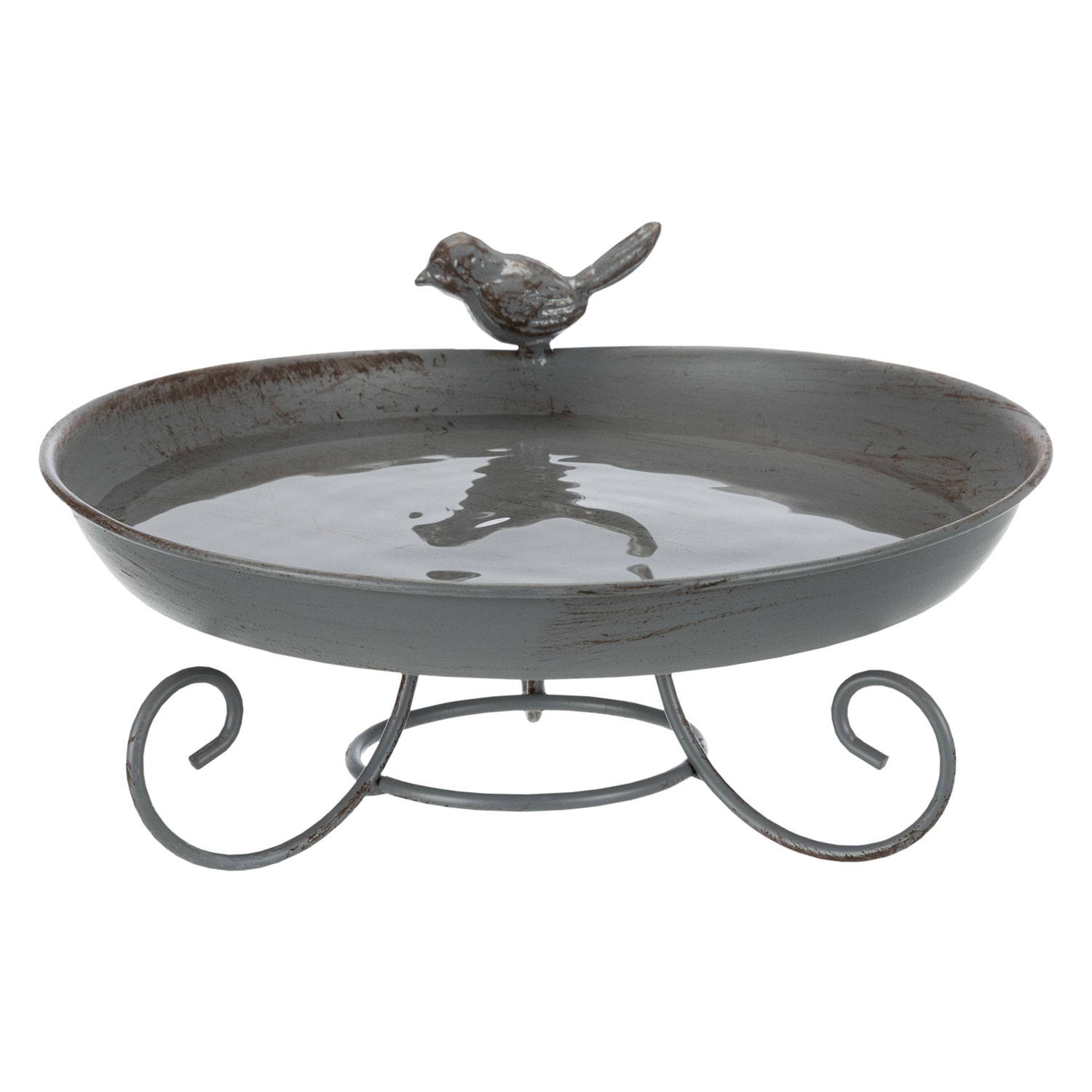 Bebedero Pájaros, 800 ml/ø 22 cm, gris