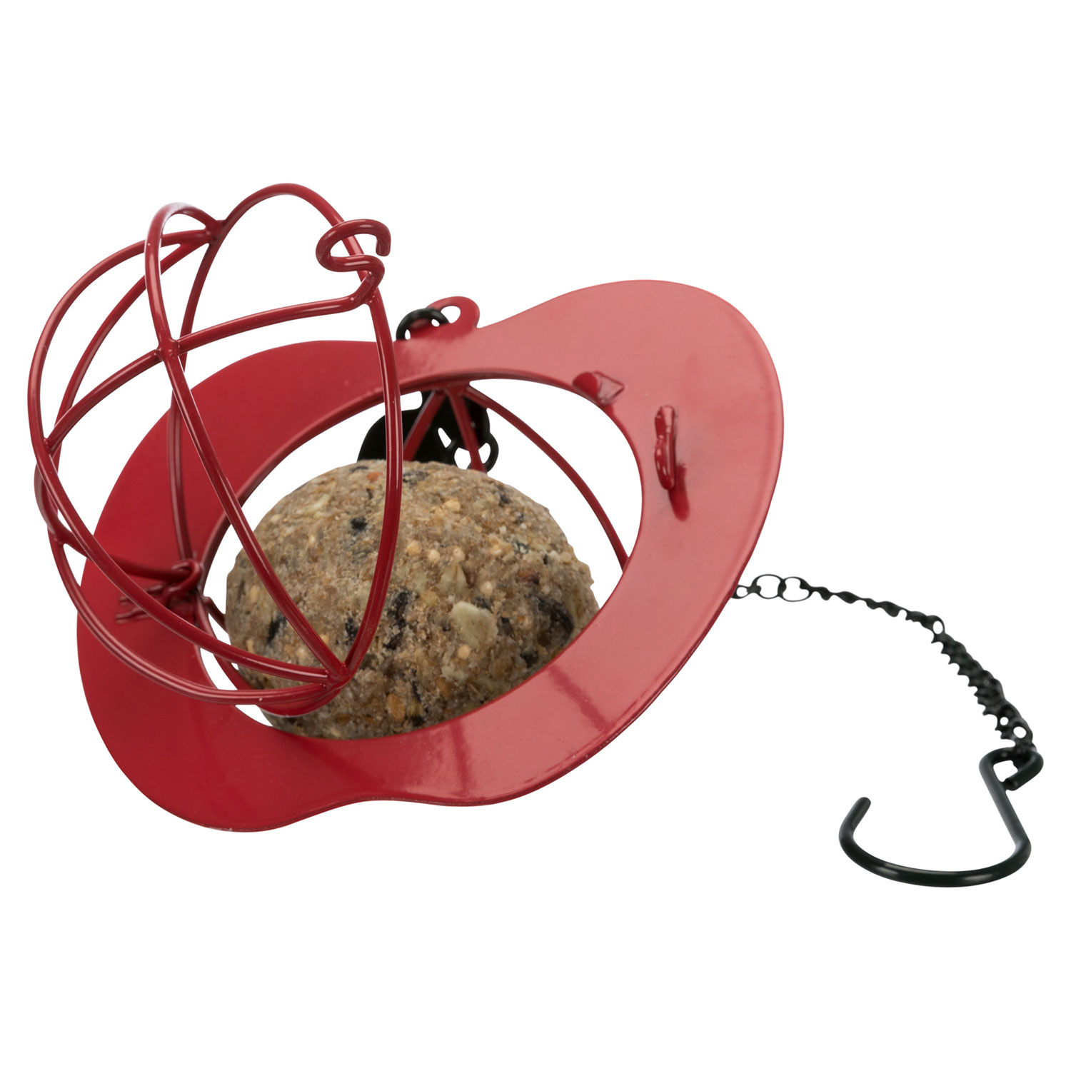 Comedero Manzana, para Bolas de Grasa, 12 × 35 cm