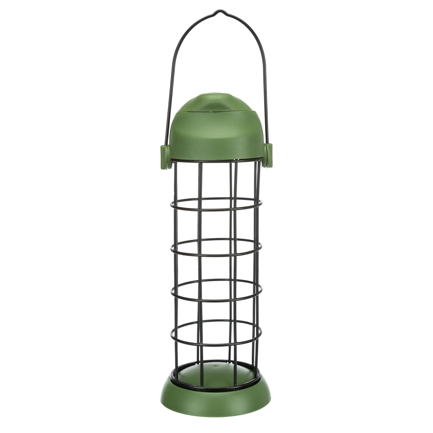 Comedero para Bolas de Grasa, ø 8 × 22 cm, verde