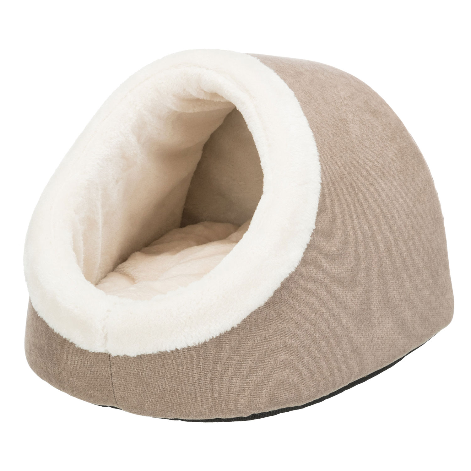 Cueva Suave Marcy, 35 × 30 × 40 cm, marrón claro/crema
