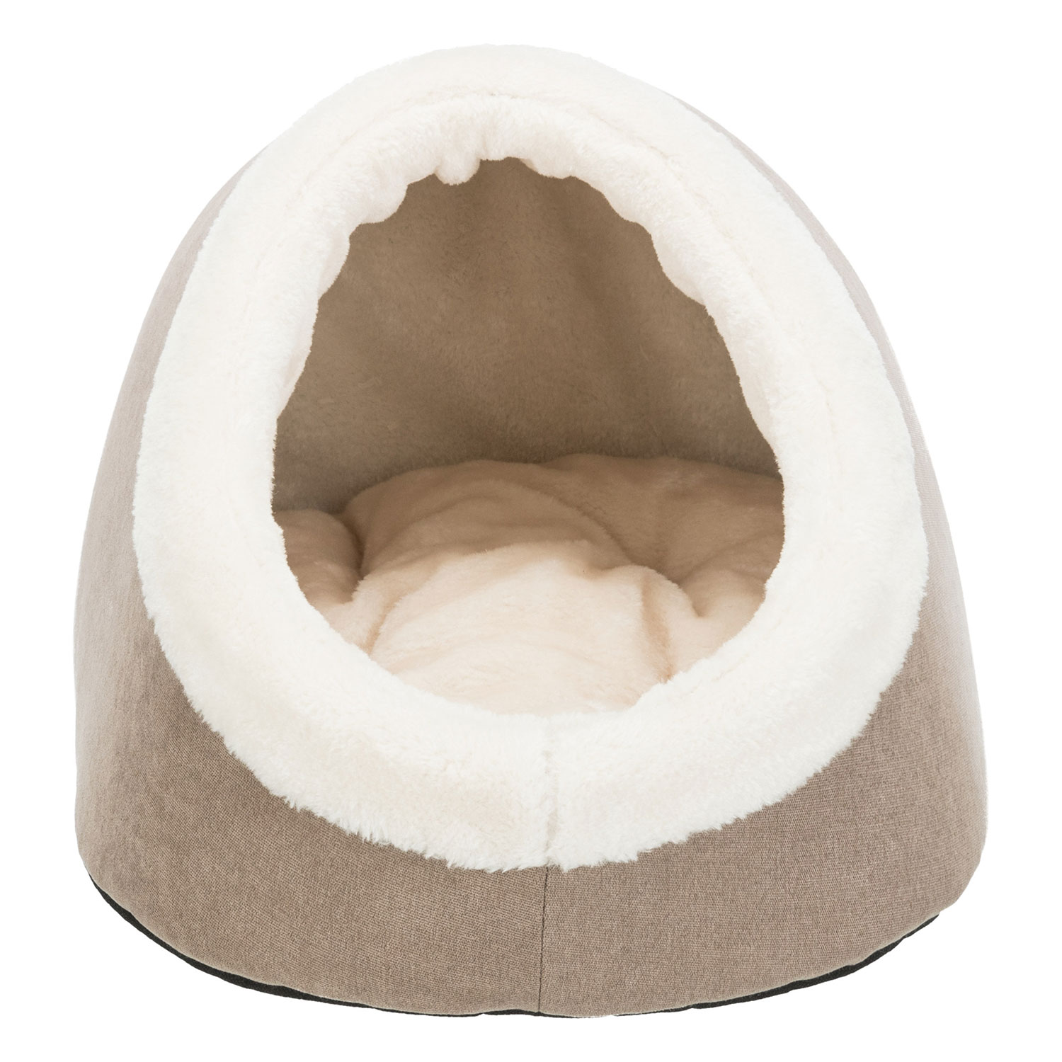 Cueva Suave Marcy, 35 × 30 × 40 cm, marrón claro/crema