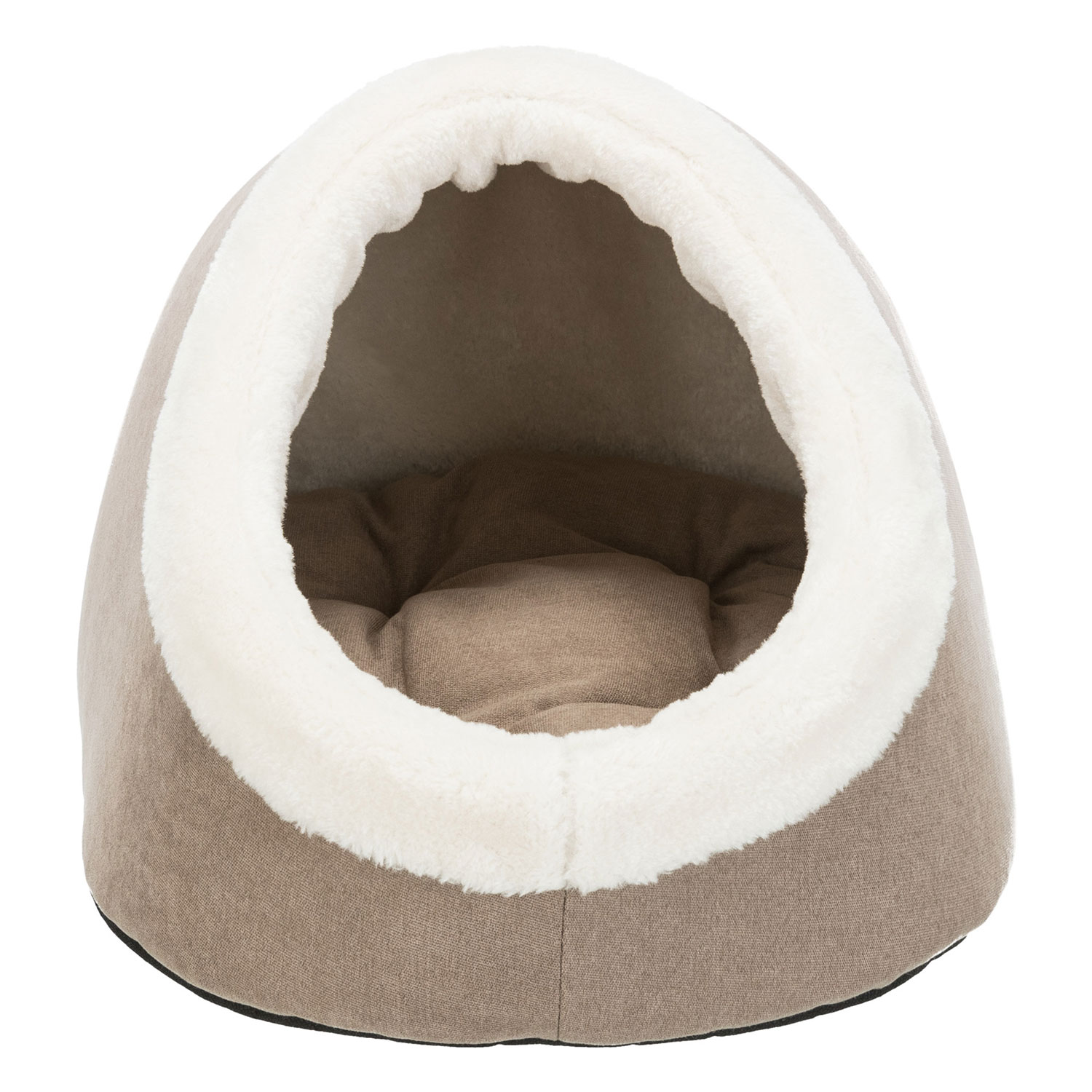 Cueva Suave Marcy, 35 × 30 × 40 cm, marrón claro/crema