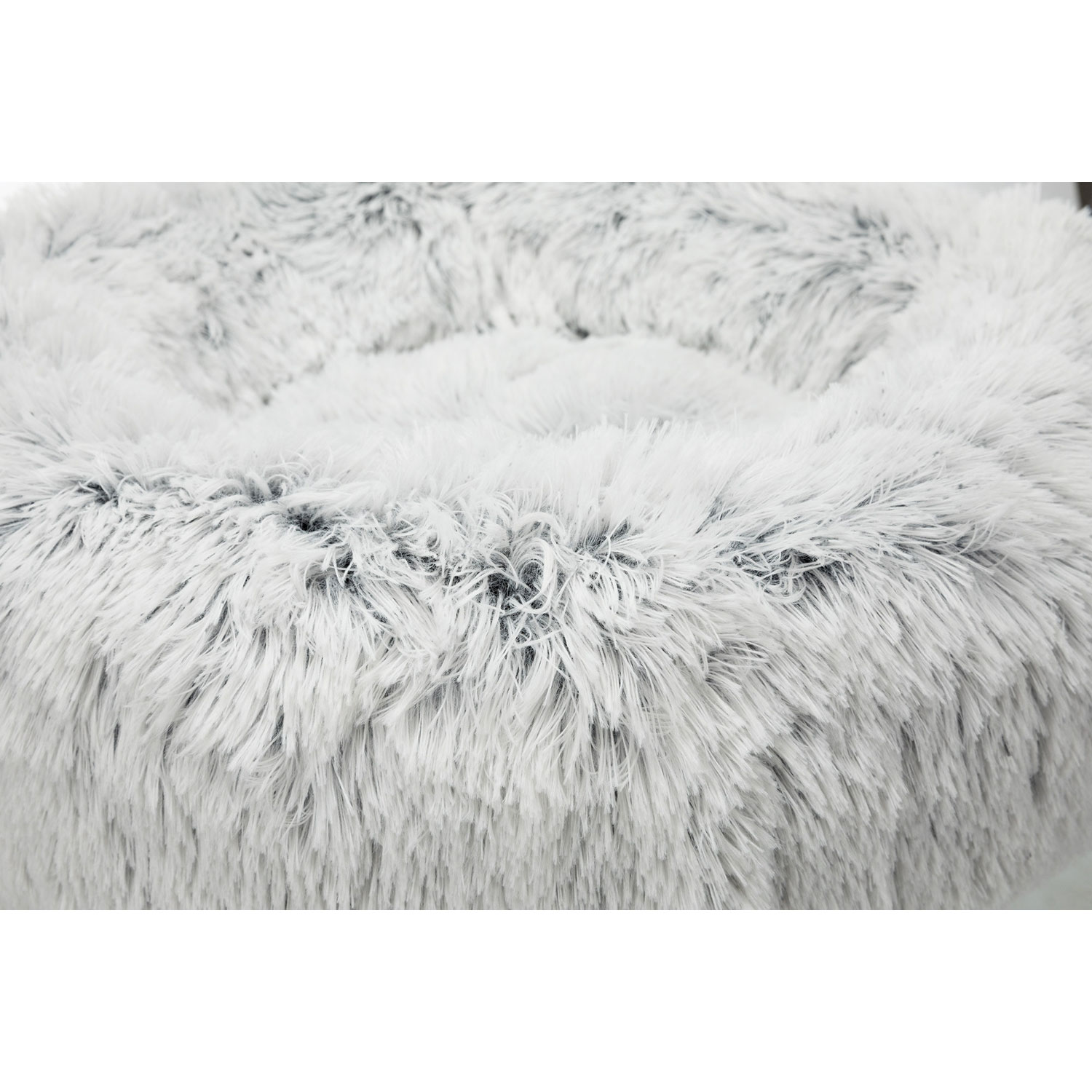 Cama Harvey, ø 50 cm, blanco-negro