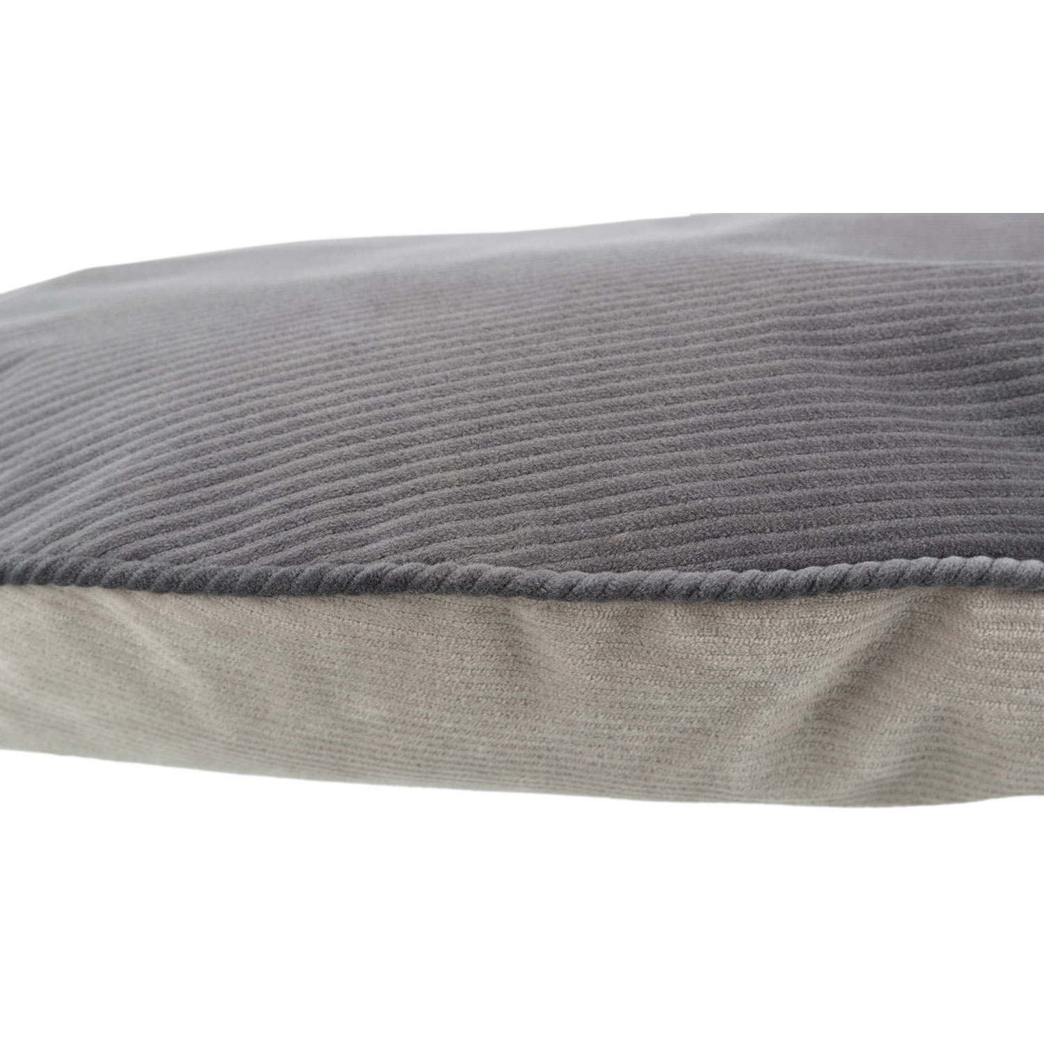 Cojín Lupo, 80 × 60 cm, beige/gris