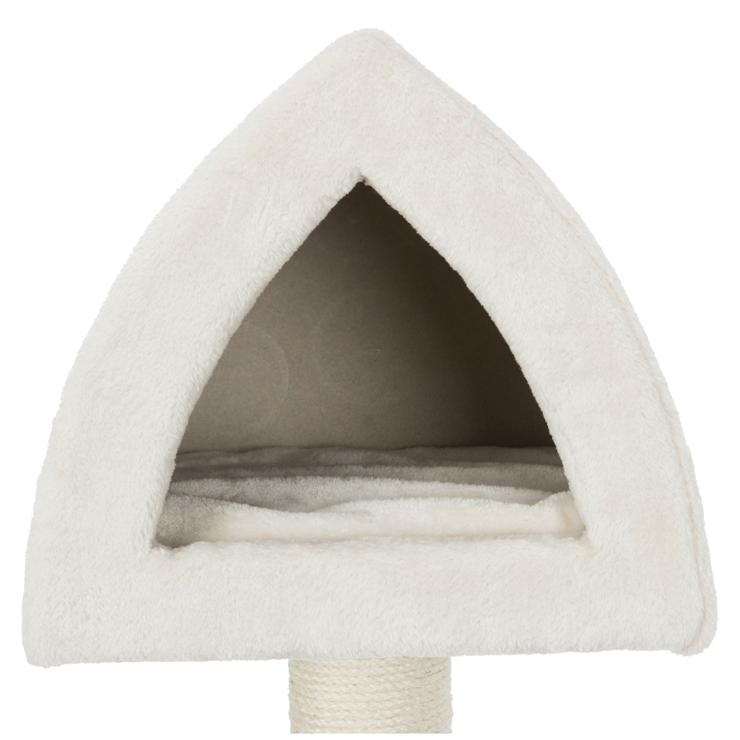Poste Rascador Marcy Soft, 130 cm, crema/marrón