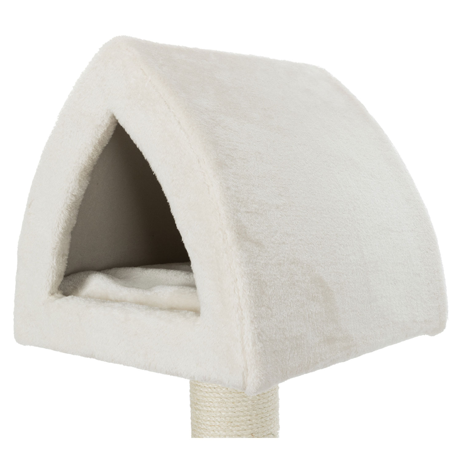 Poste Rascador Marcy Soft, 130 cm, crema/marrón