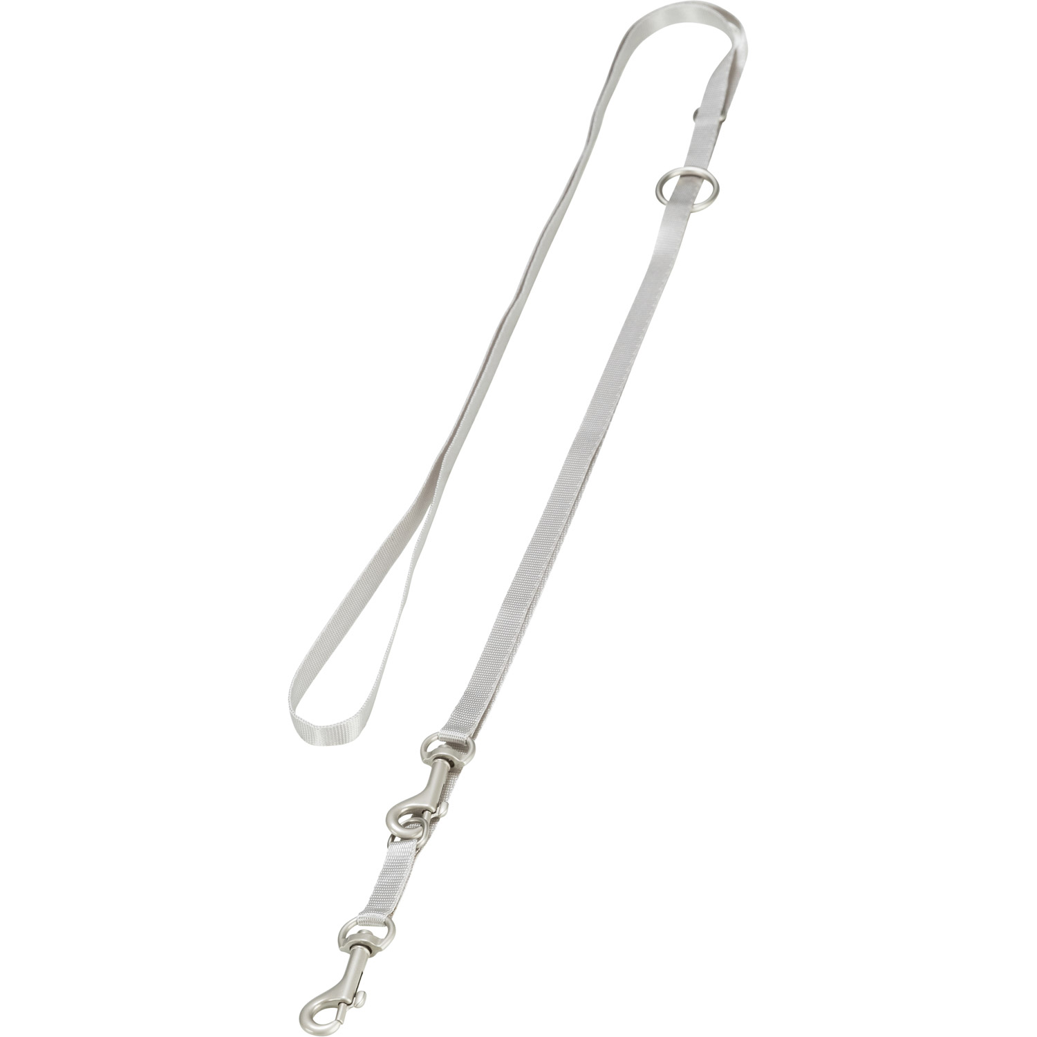 Junior Arnés Acolchado con Ramal para Cachorros,  M–L, gris claro,  36–50 cm/10 mm