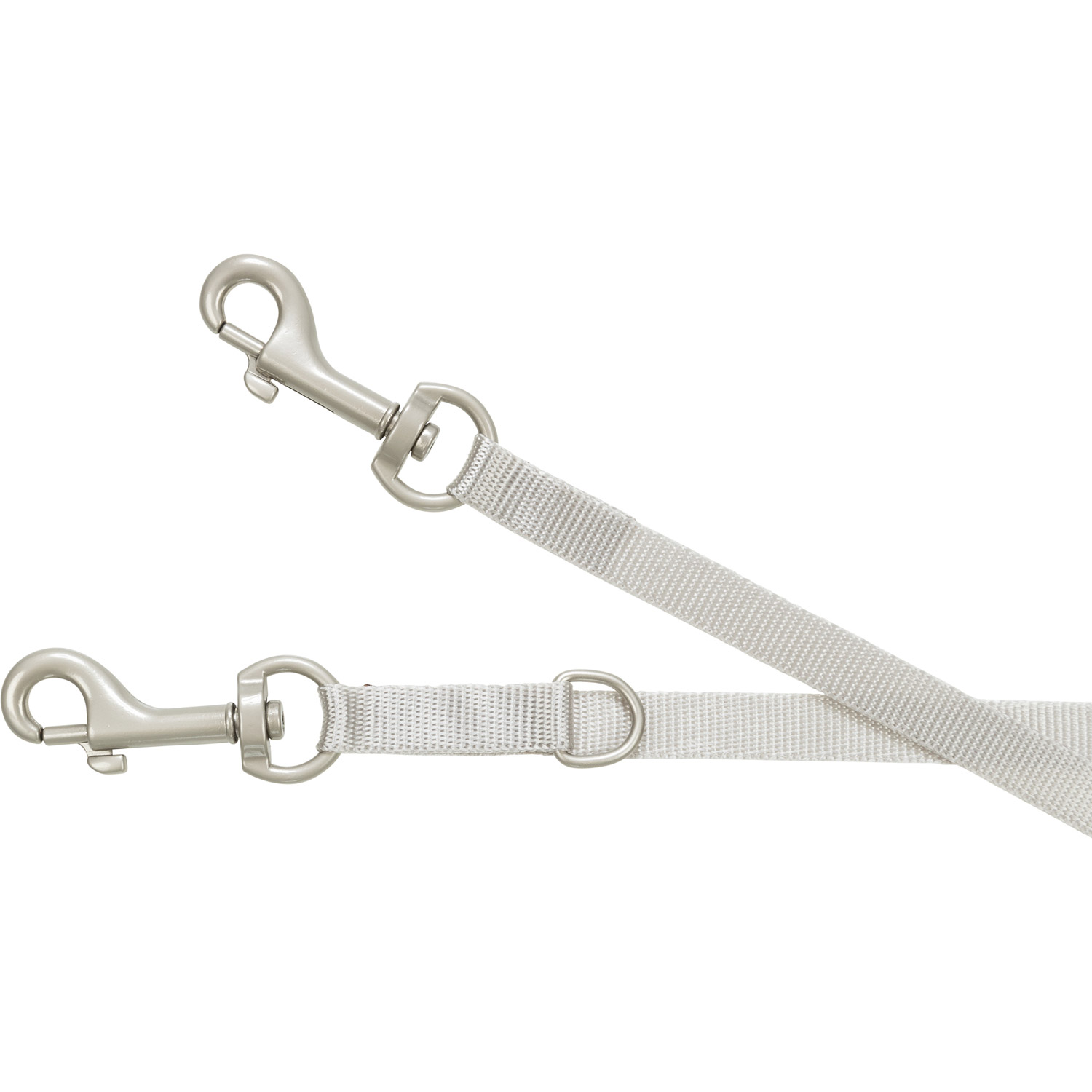 Junior Arnés Acolchado con Ramal para Cachorros,  M–L, gris claro,  36–50 cm/10 mm