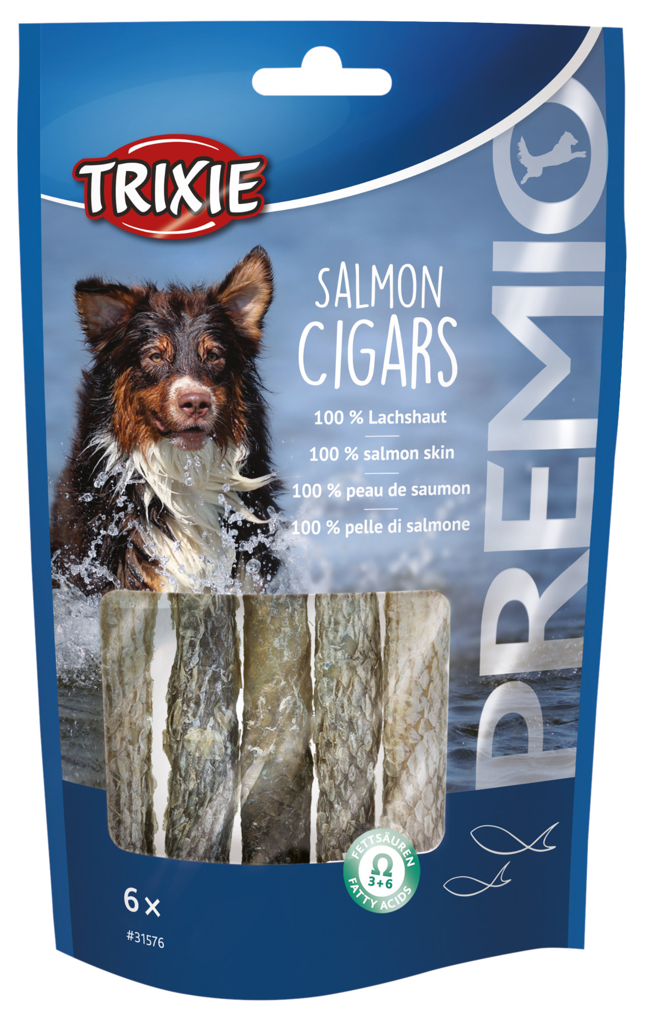 PREMIO Salmon Cigars, 12.5 cm, 6 uds./70 g
