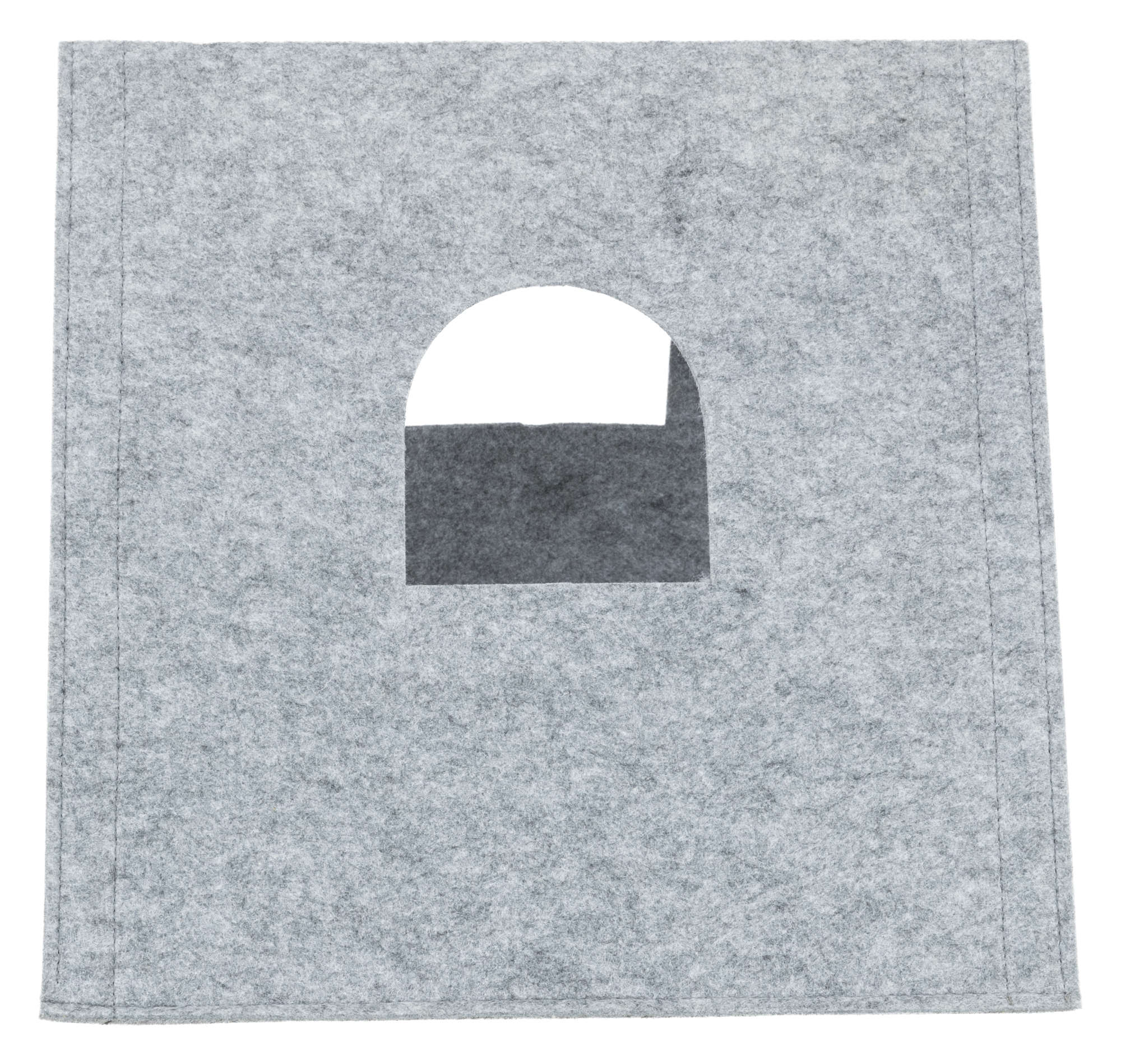 Cueva suave JUNIOR, fieltro, plegable, 38 × 34 × 38 cm, Gris Claro