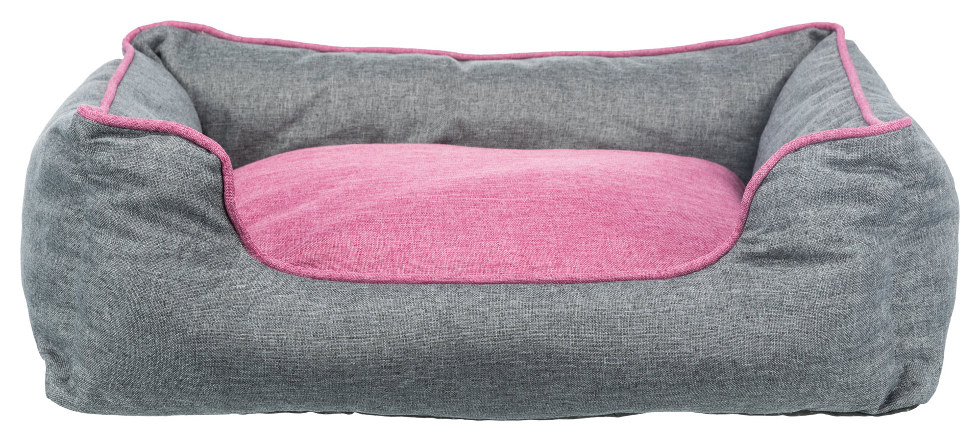 Cama Vital Junis, 50 x 40 cm, Gris oscuro/rosa