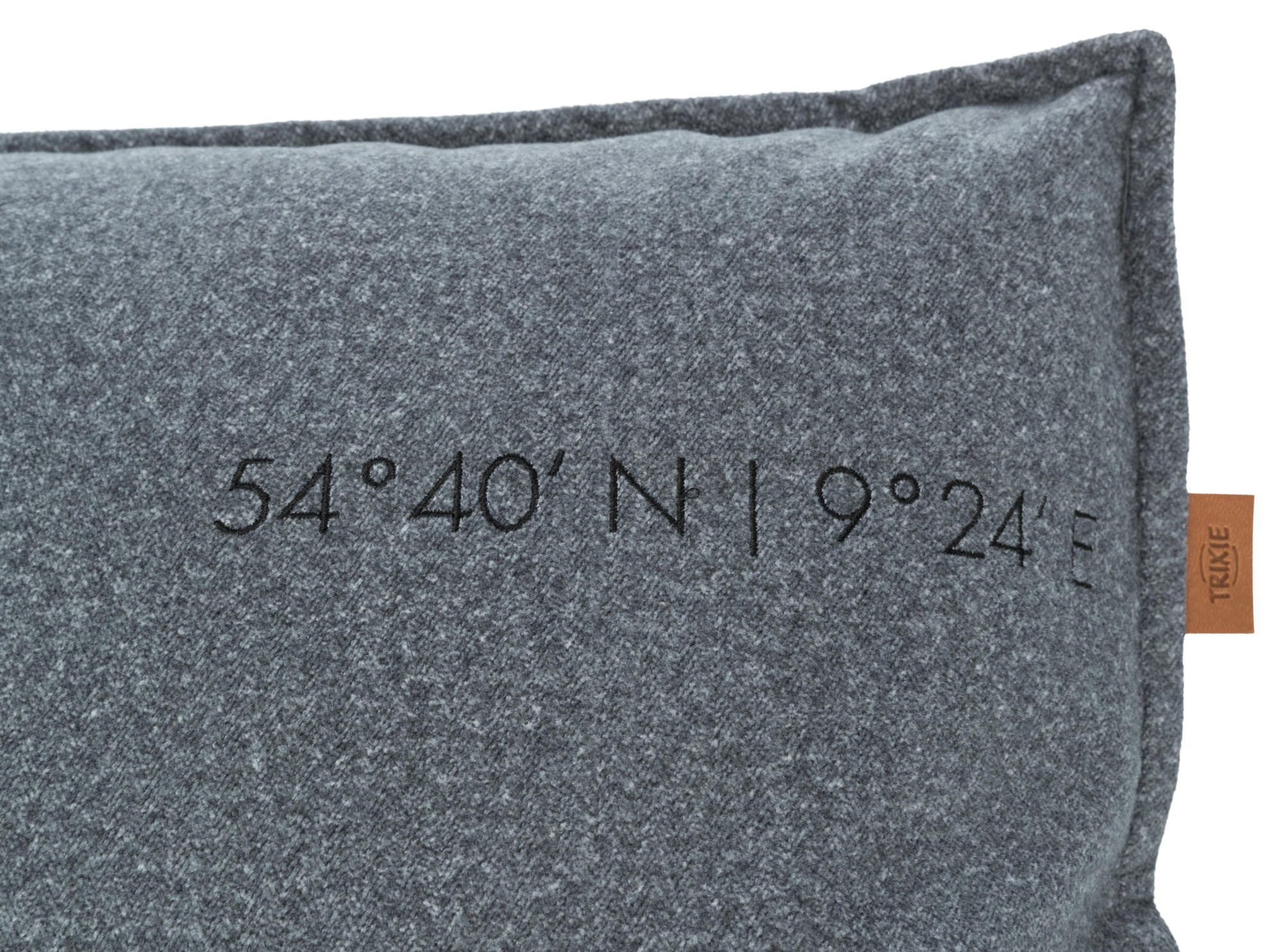 Cojín Föhr Soft BE NORDIC, 70 × 50 cm, Gris