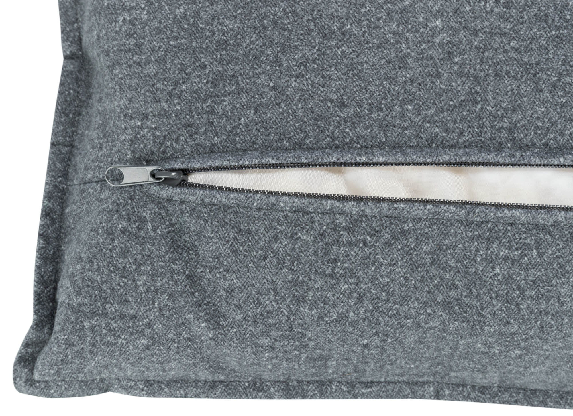 Cojín Föhr Soft BE NORDIC, 70 × 50 cm, Gris