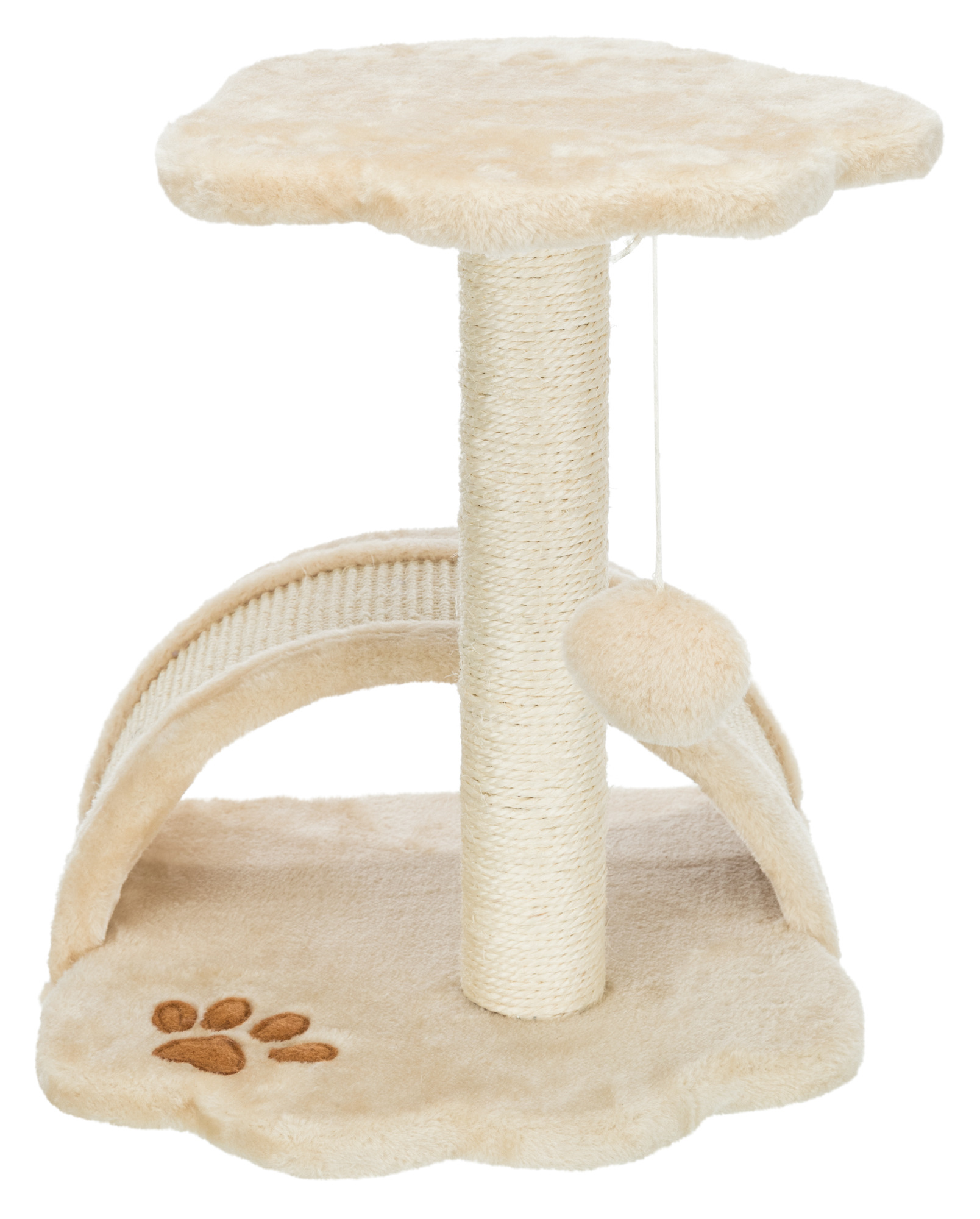 Poste rascador JUNIOR Vitoria, 43 cm, beige/natural