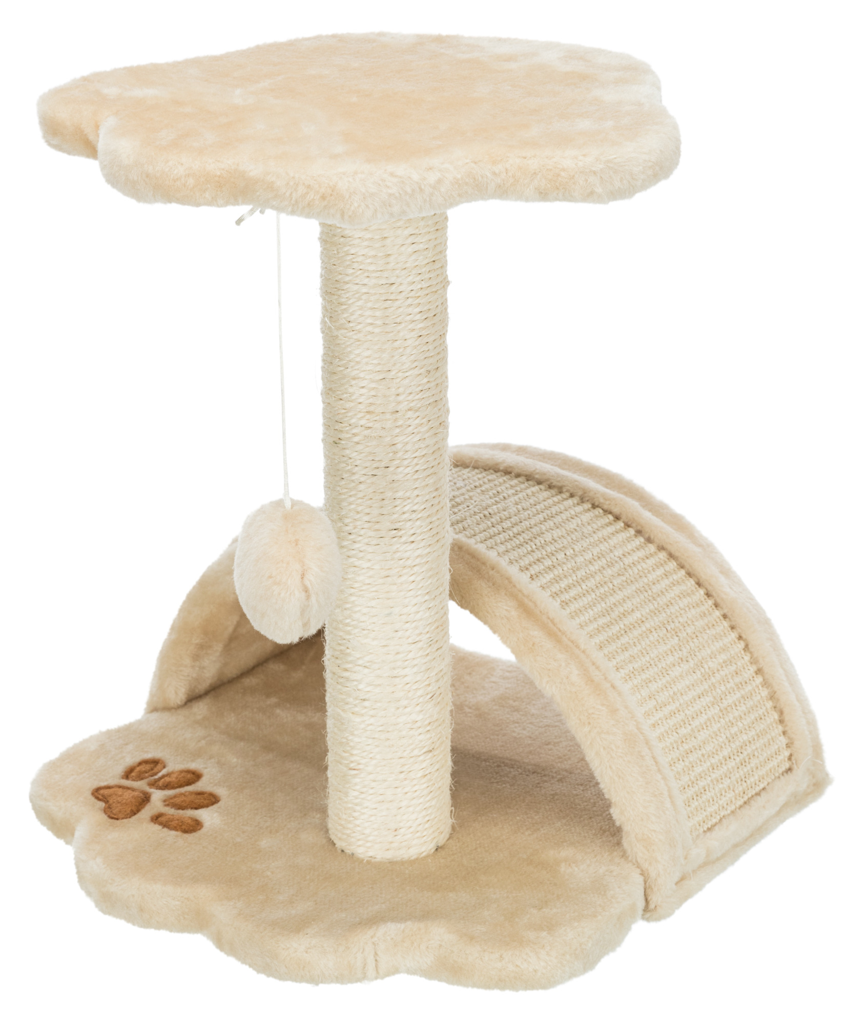 Poste rascador JUNIOR Vitoria, 43 cm, beige/natural