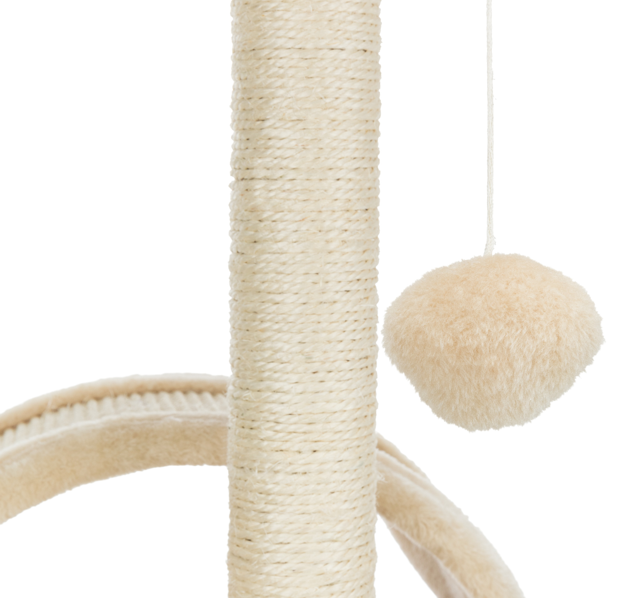 Poste rascador JUNIOR Vitoria, 43 cm, beige/natural