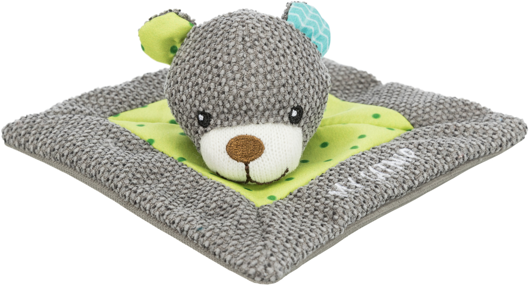 Mantita oso JUNIOR, tejido, 13 × 13 cm