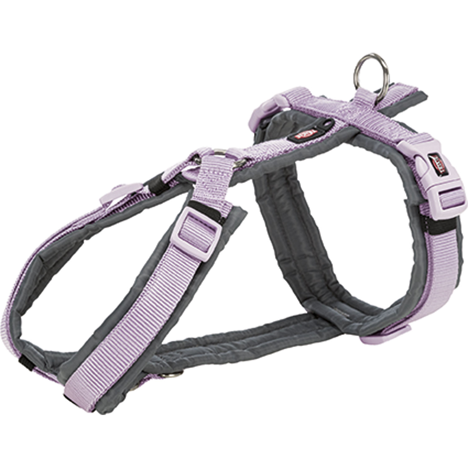 Arnés Premium Trekking, S: 36–44 cm/15 mm, Lila Claro/Grafito