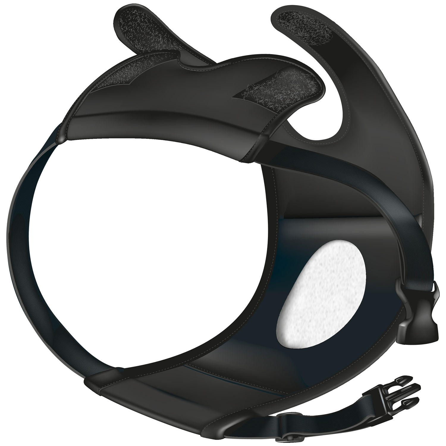 Braguitas protectoras, S: 28–38 cm, Negro