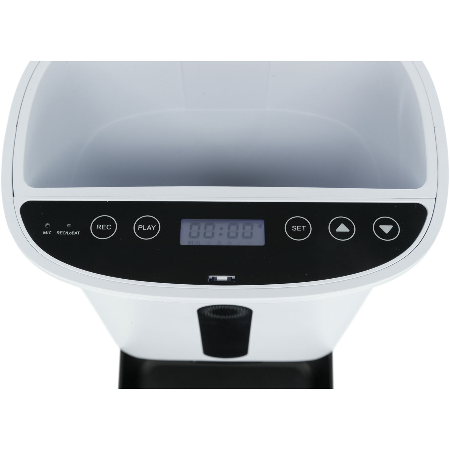 Comedero automático TX8, 4.3 l/24 × 38 × 19 cm, Blanco/Negro