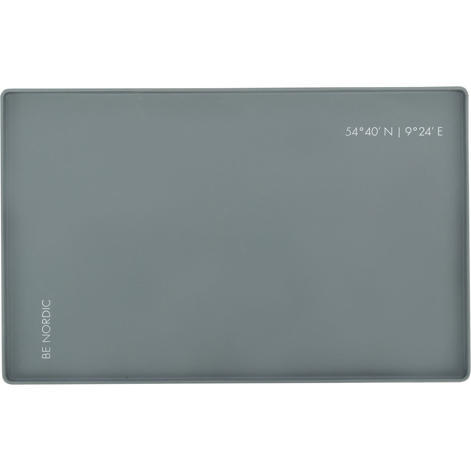 Salvamanteles BE NORDIC, silicona, 48 × 30 cm, Gris