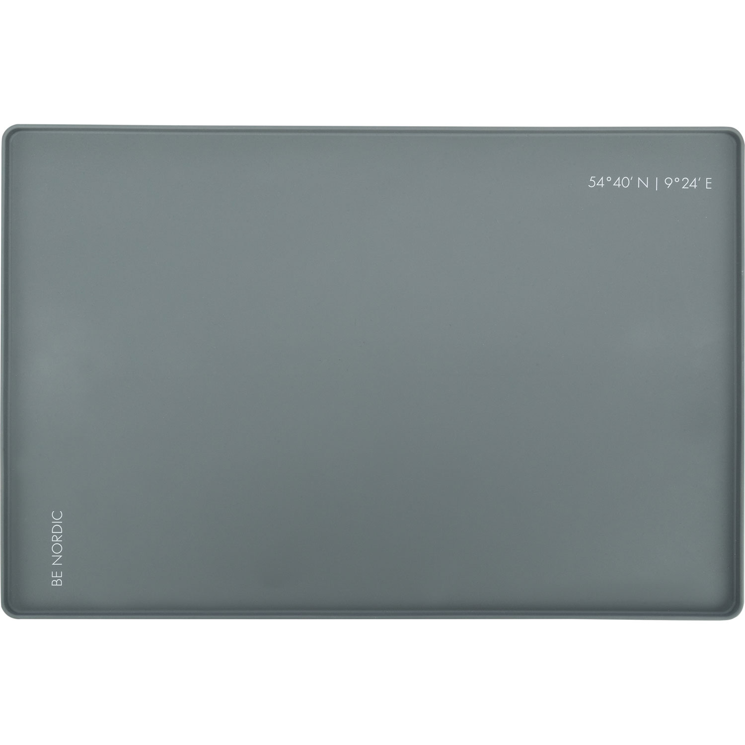 Salvamanteles BE NORDIC, silicona, 60 × 40 cm, Gris