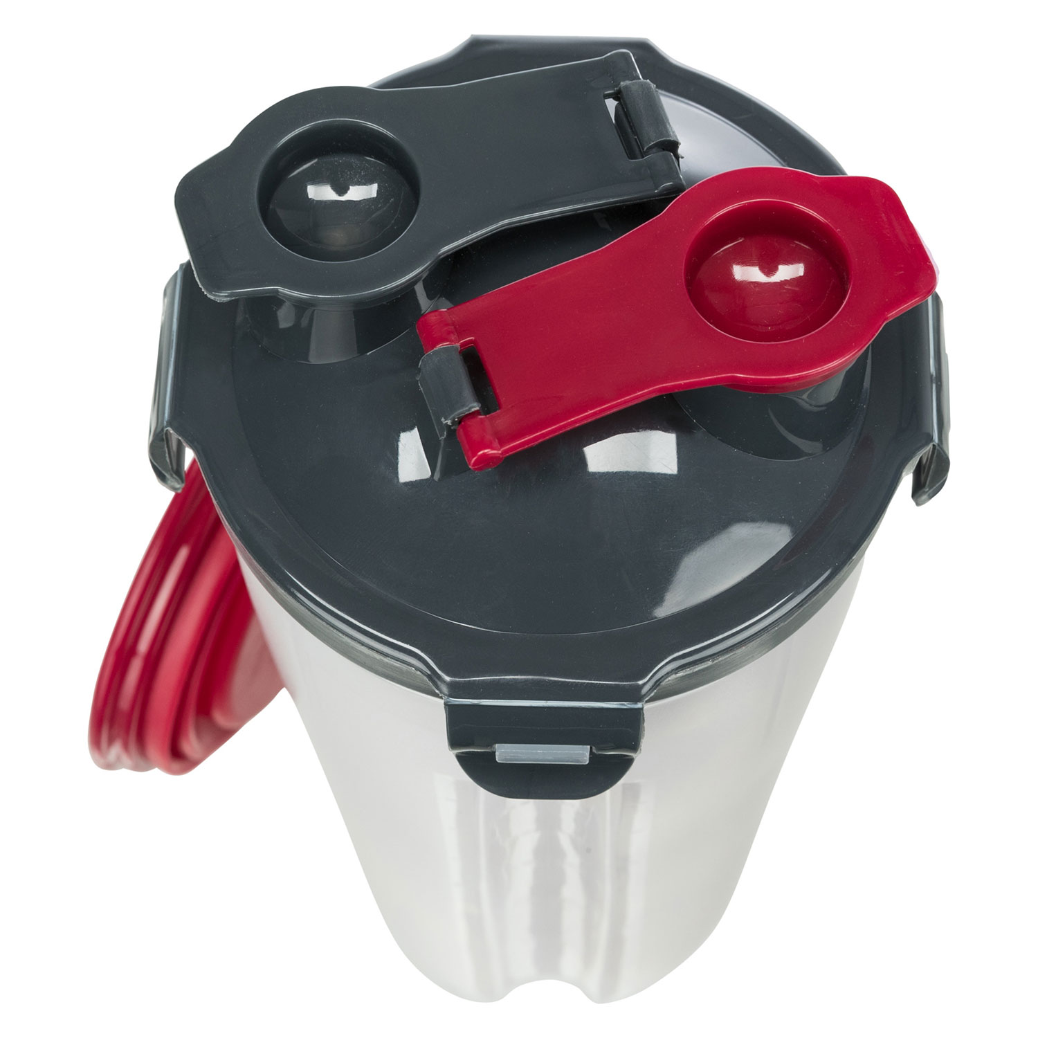 Recipiente comida y agua, Plástico, 2 × 0.35 l/ø11 × 23 cm