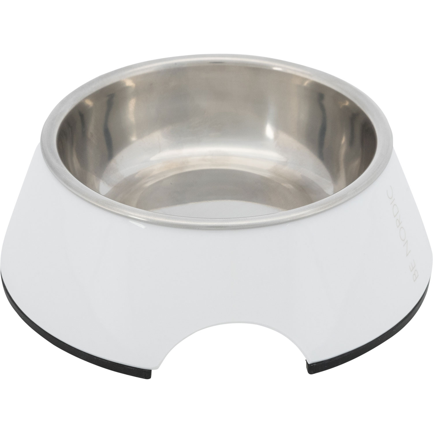 Comedero BE NORDIC, Melamina, 0.2 l/ø 14 cm, Blanco