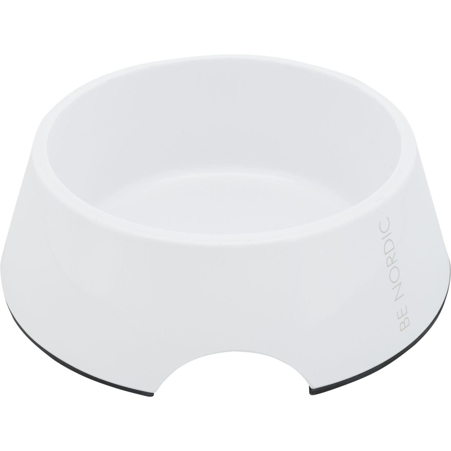 Comedero BE NORDIC, Melamina, 0.2 l/ø 14 cm, Blanco