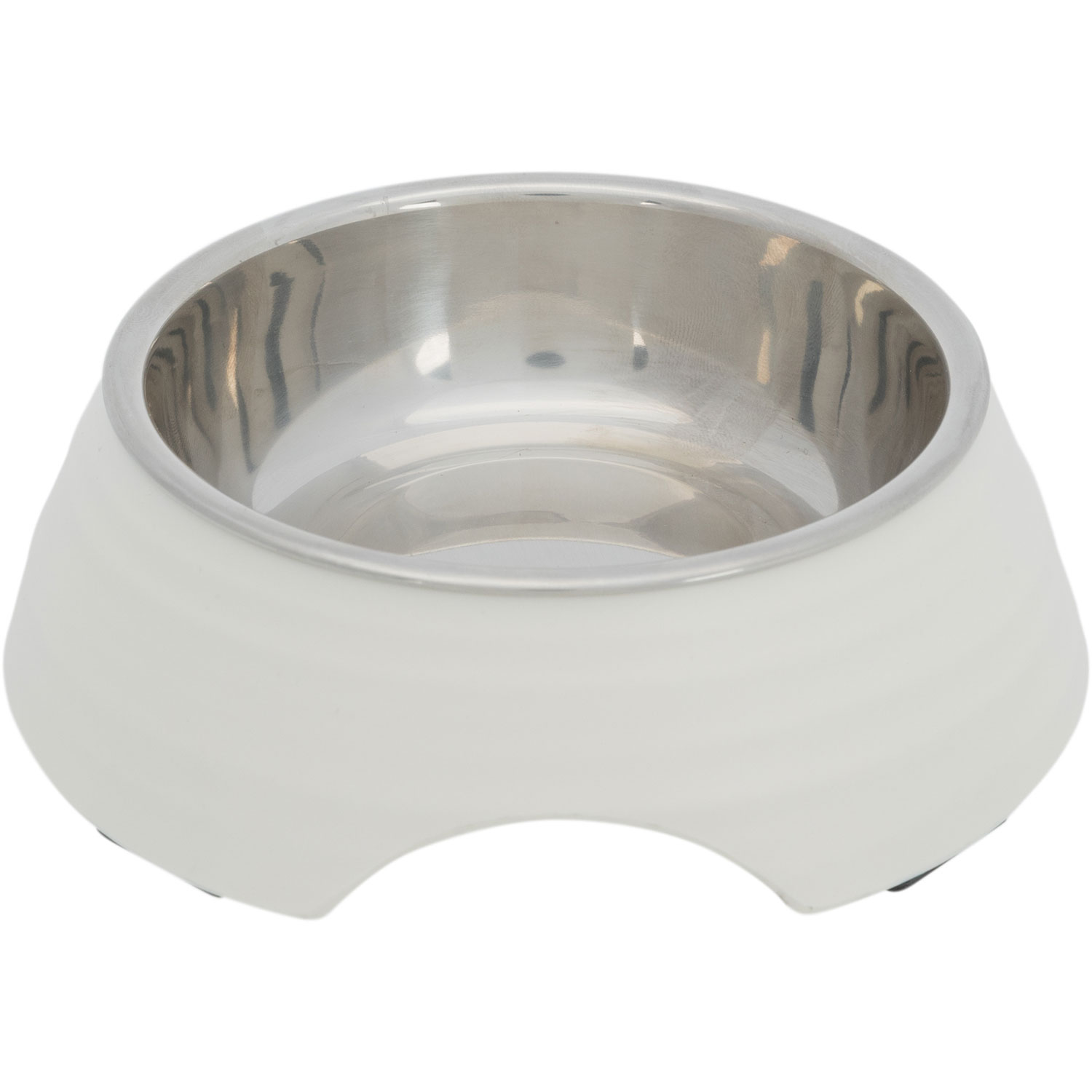 Comedero, Melamina, 0.2 l/ø 14 cm, Blanco