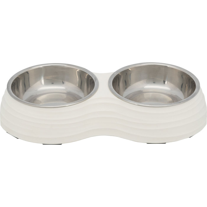 Set Comederos, melamina/acero inoxidable
