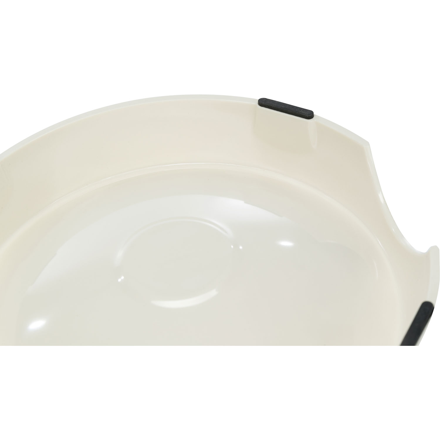 Comedero, Melamina, 0.25 l/ø 17 cm, Blanco