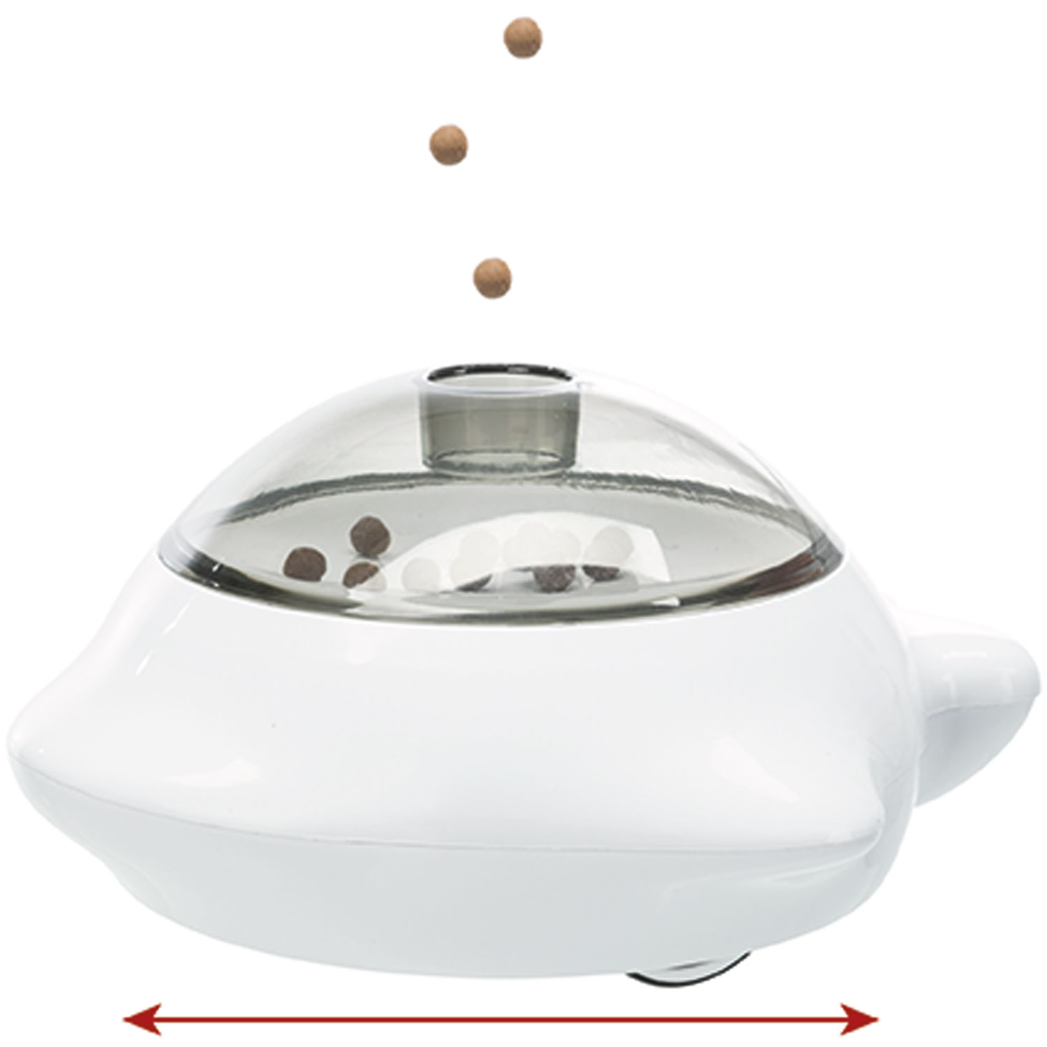 Snack Popper, 21 × 10 × 12 cm, Blanco