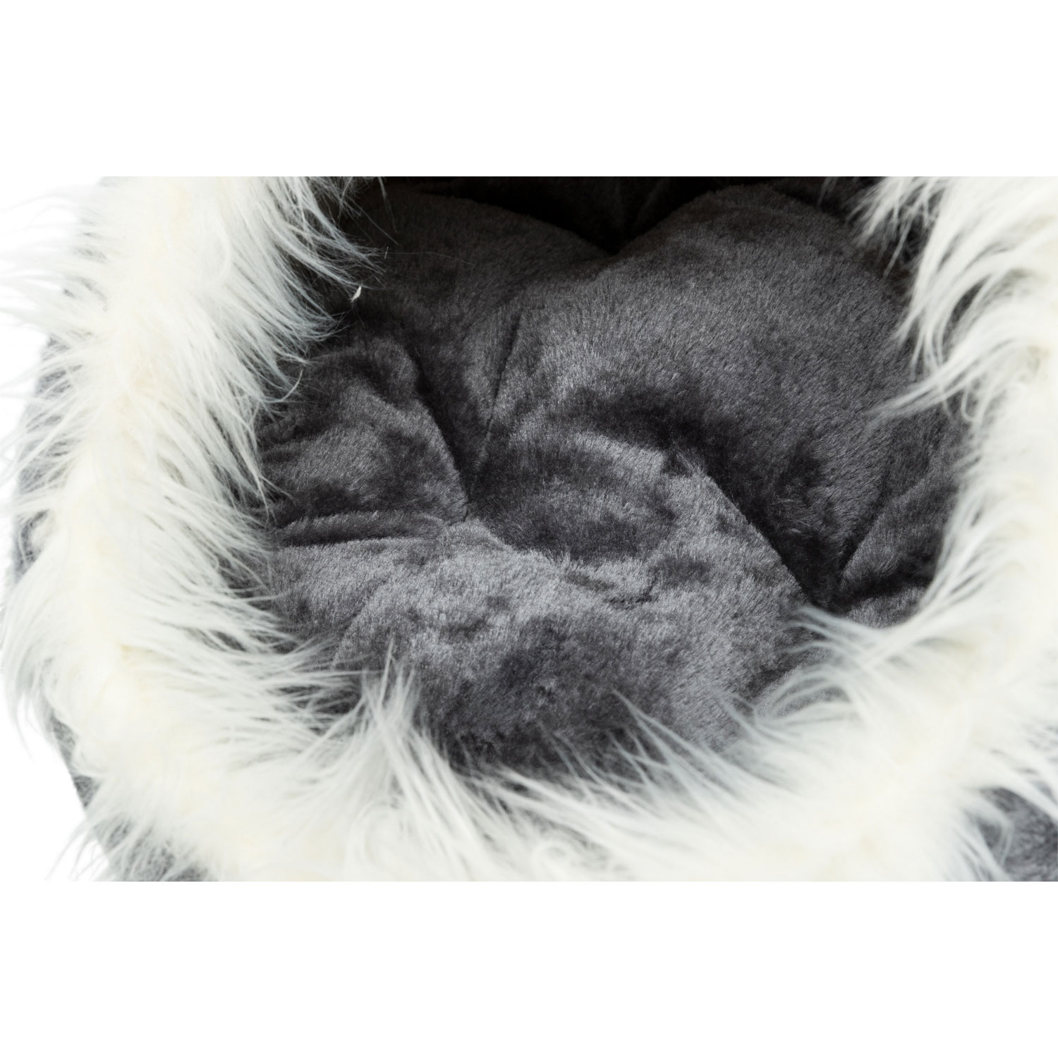 Cueva Suave Minou, 41 × 30 × 50 cm, Beige/Gris