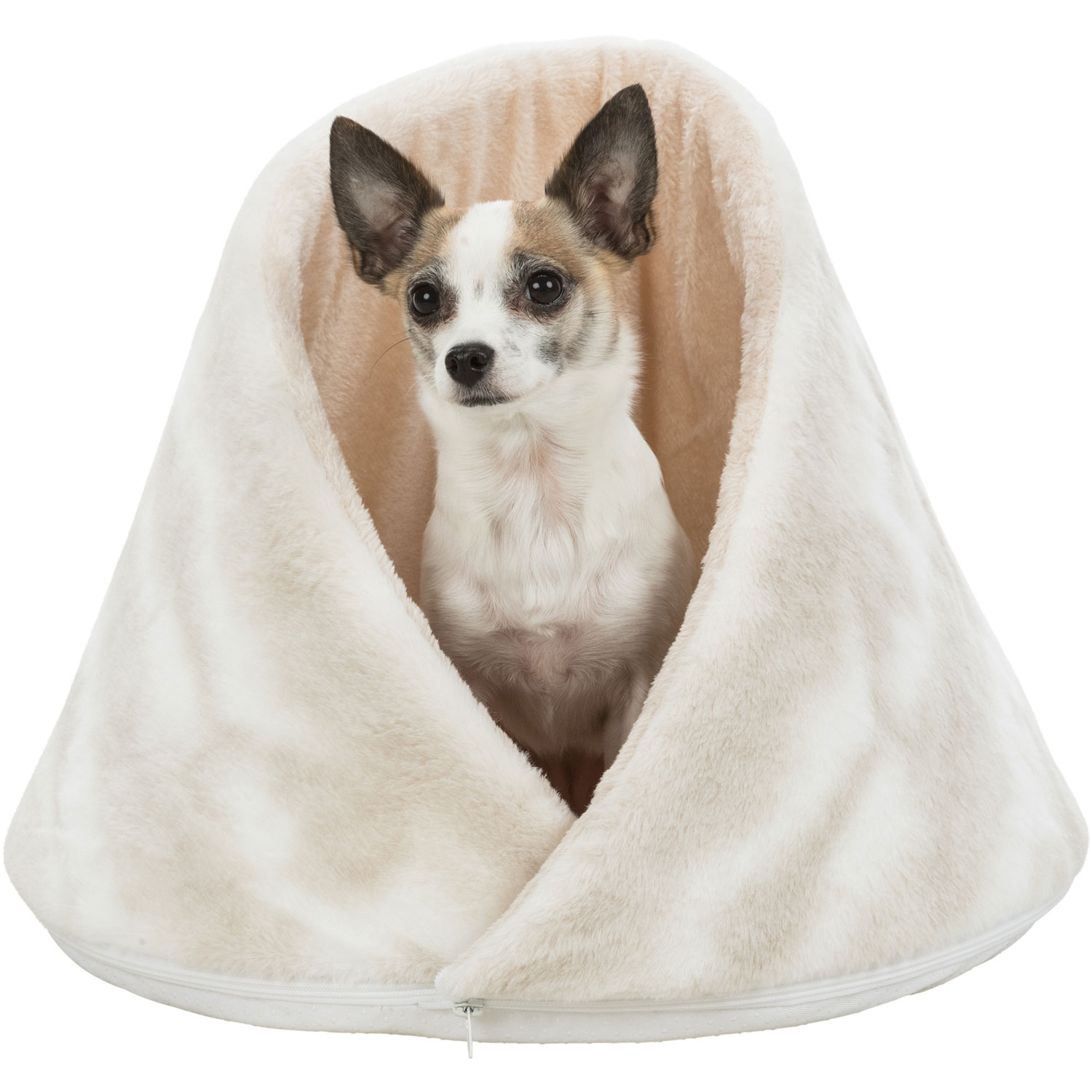 Cueva Suave Nelli, ø 43 × 35 cm, Blanco-Taupe