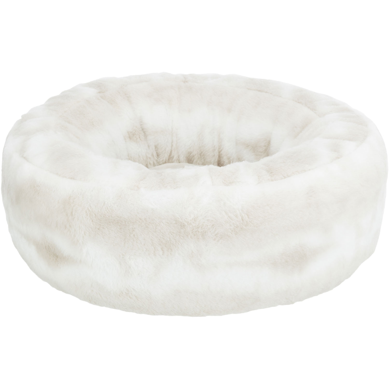 Cama Nelli, redonda, ø 50 cm, Blanco-Taupe