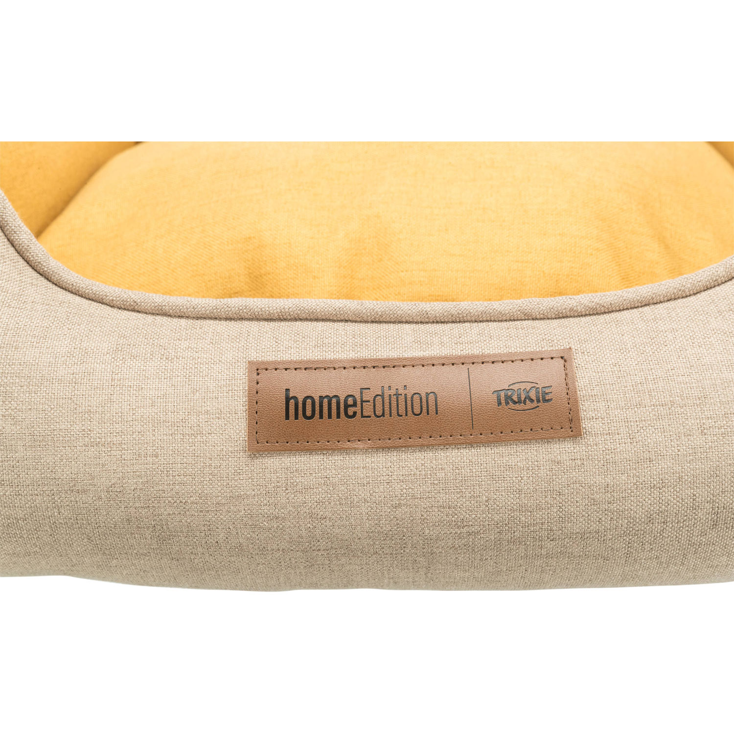 Cama Lona, cuadrado, 60 × 50 cm, Arena/Amarillo