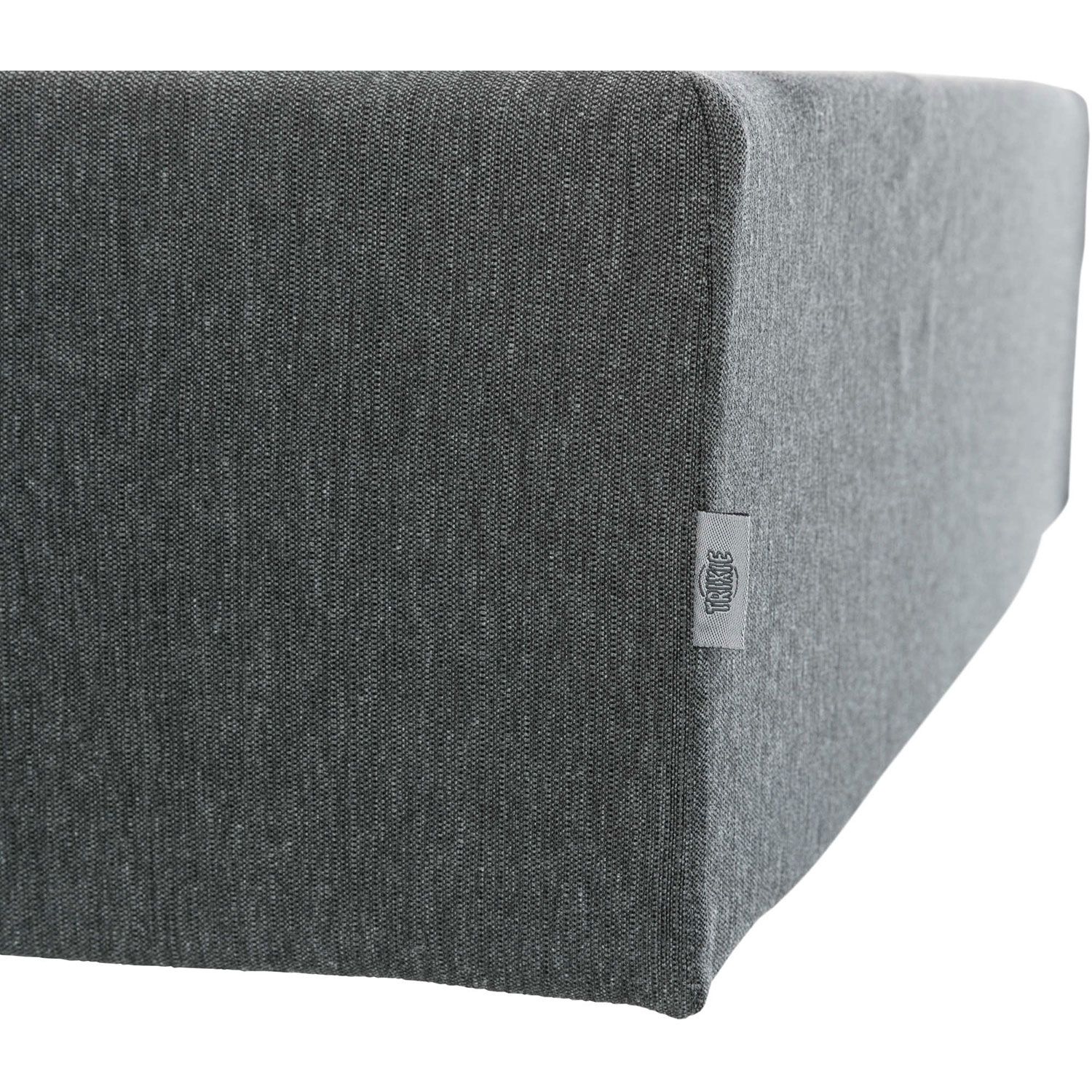 Cama Vital Bendson, cuadrado, 80 × 65 cm, Gris Oscuro/Gris Claro