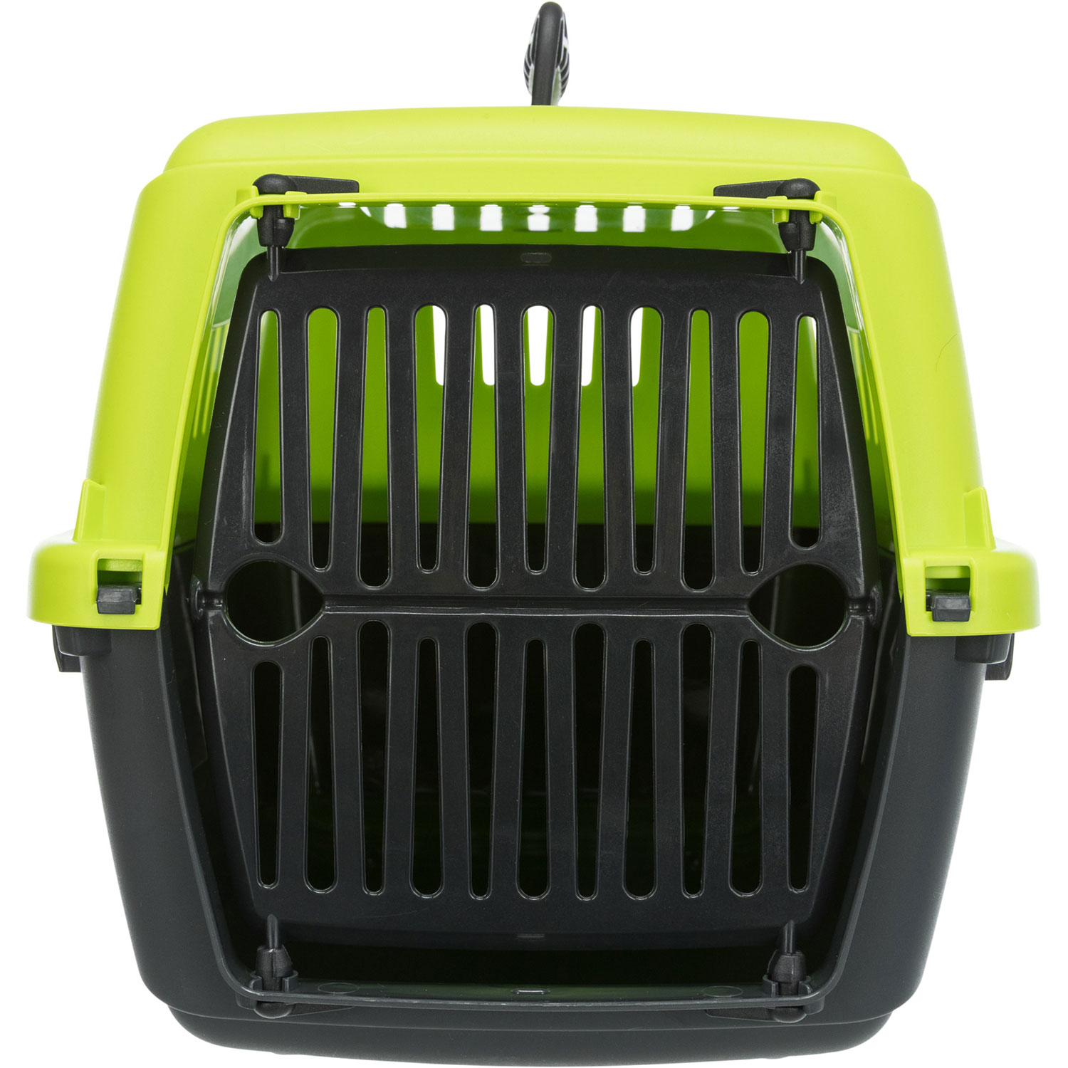 Transportín Capri XS, XS: 26 × 25 × 39 cm, Antracita/Verde