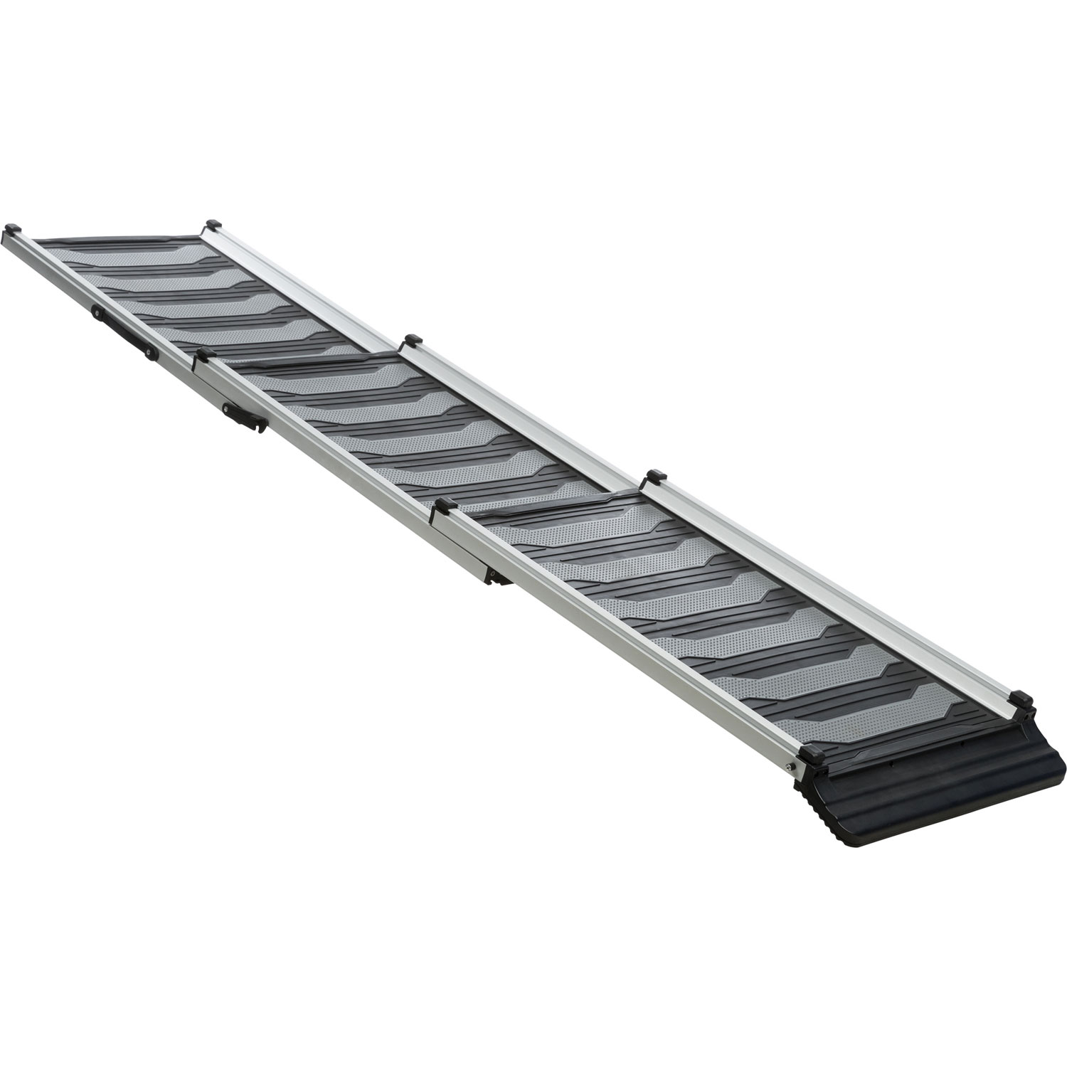 Rampa, Telescópica 3 pasos, 40 × 78–175 cm, 6.8 kg, Negro/Gris