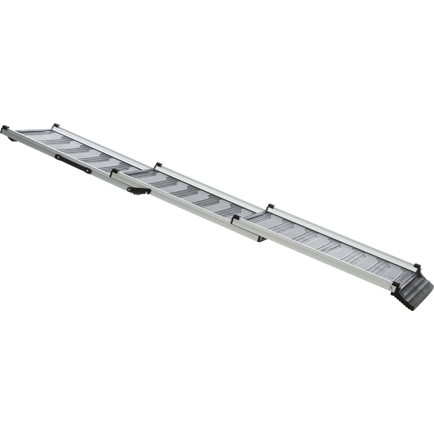Rampa, Telescópica 3 pasos, 40 × 78–175 cm, 6.8 kg, Negro/Gris