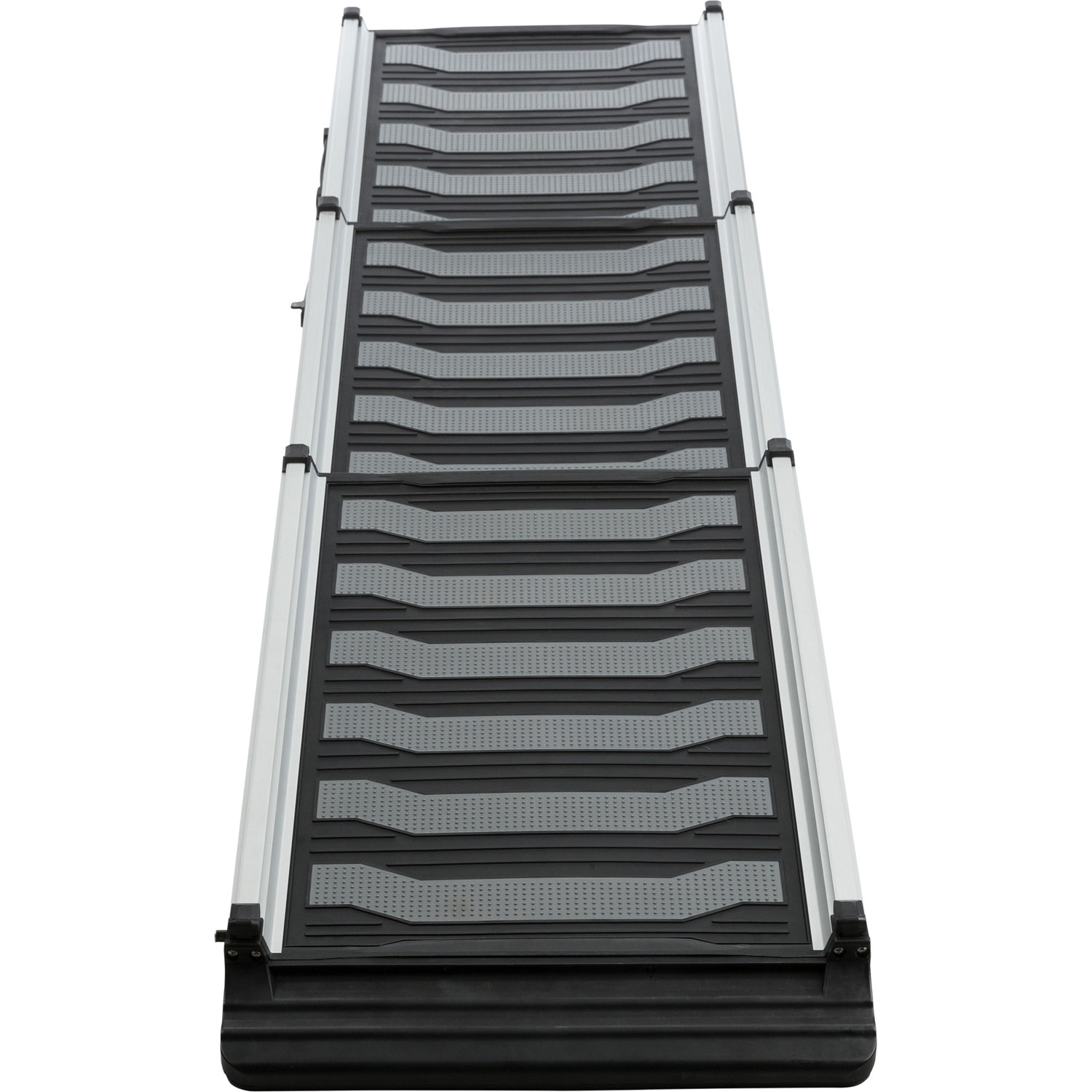 Rampa, Telescópica 3 pasos, 40 × 78–175 cm, 6.8 kg, Negro/Gris