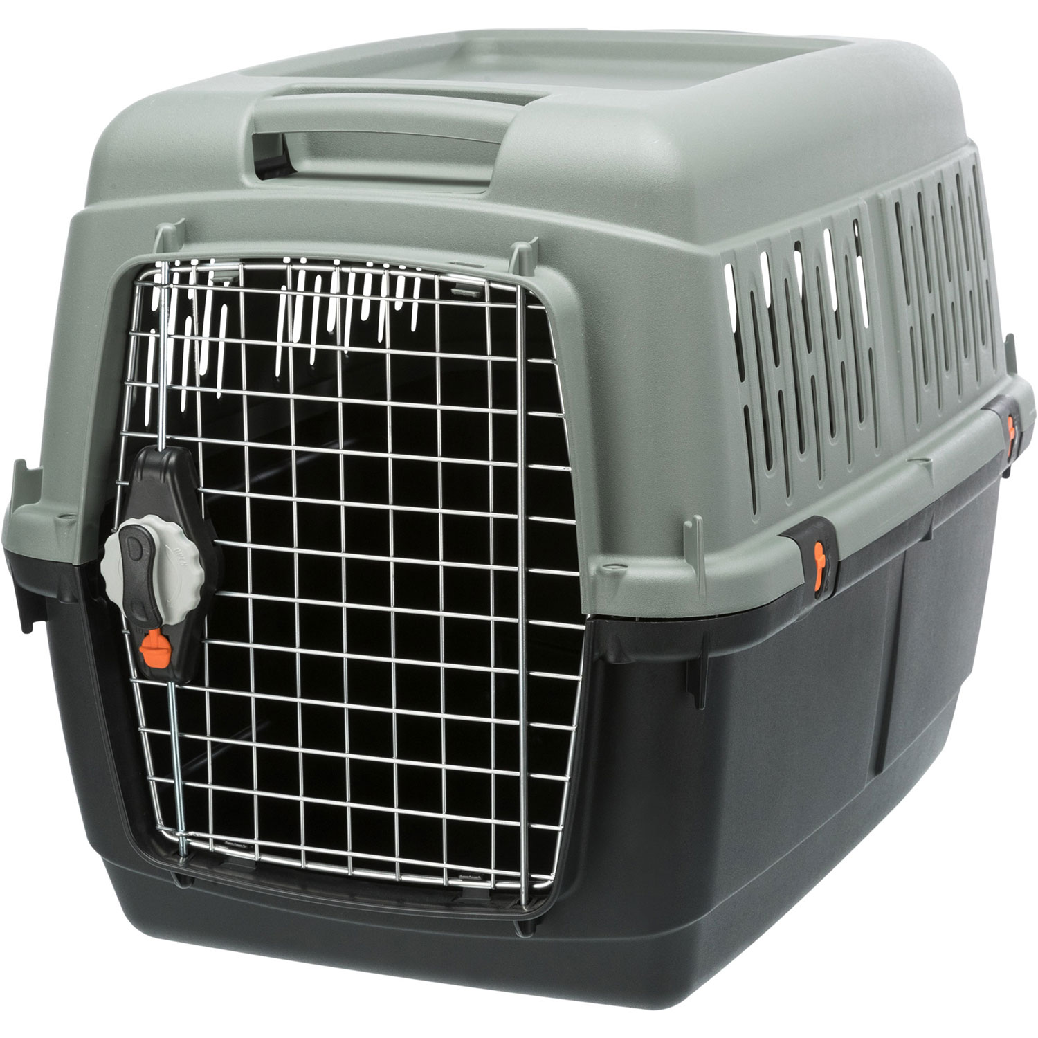 Transportín Be Eco Giona 4, S–M: 50 × 51 × 70 cm, Antracita/Gris-Verde