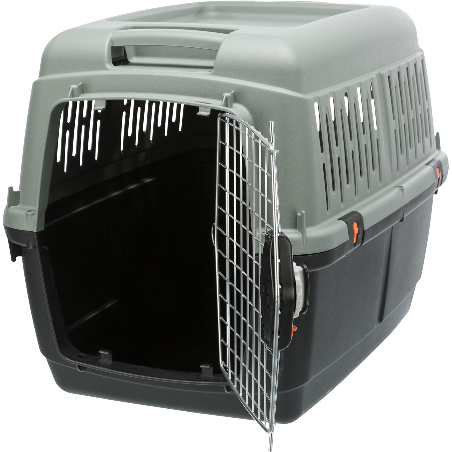 Transportín Be Eco Giona 4, S–M: 50 × 51 × 70 cm, Antracita/Gris-Verde