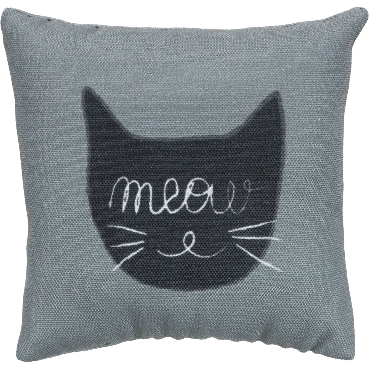 Cojín Meow, Tejido, Catnip, 10 cm