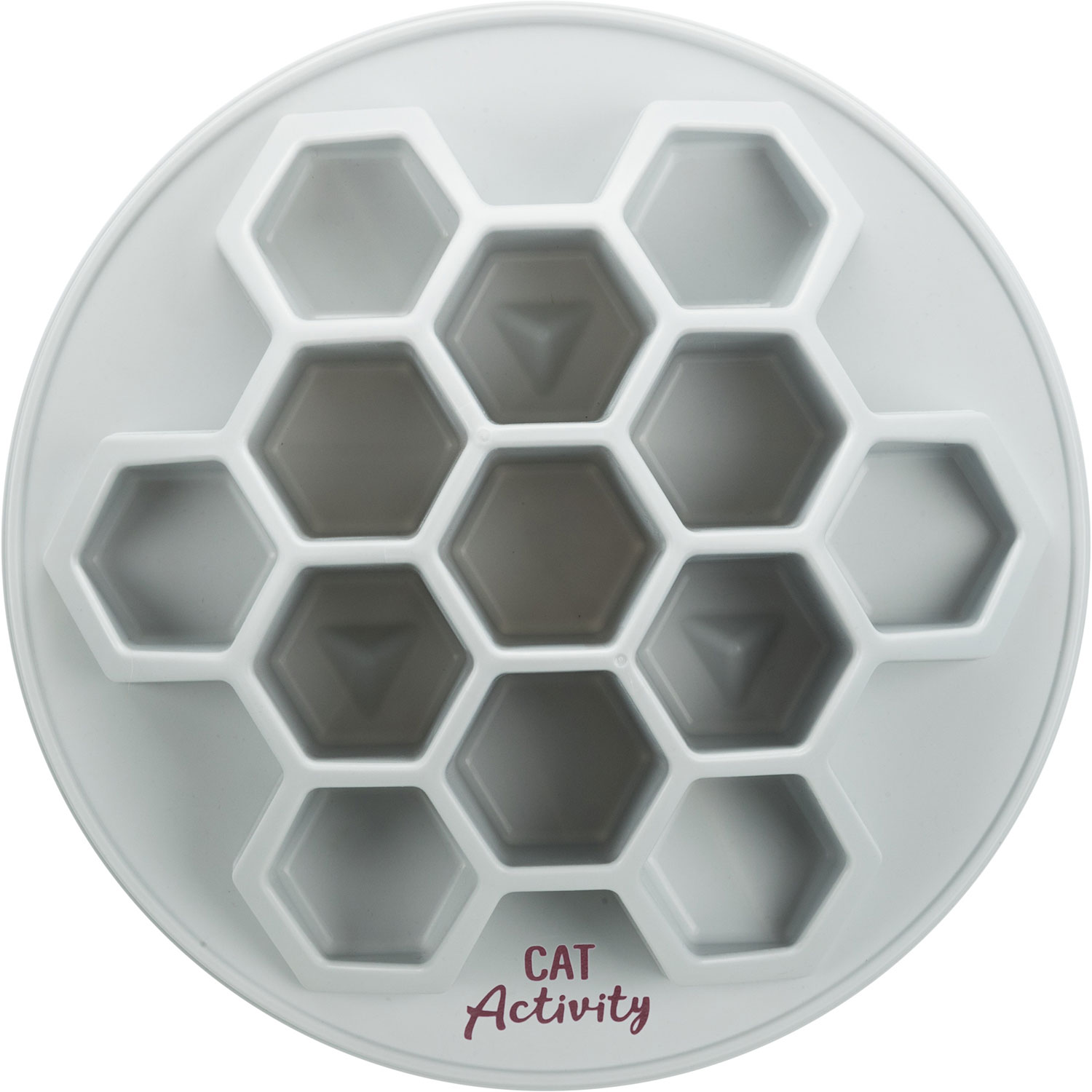 Cat Activity Snack Hive XXL juego estrategia, ø 35 cm, Gris Claro