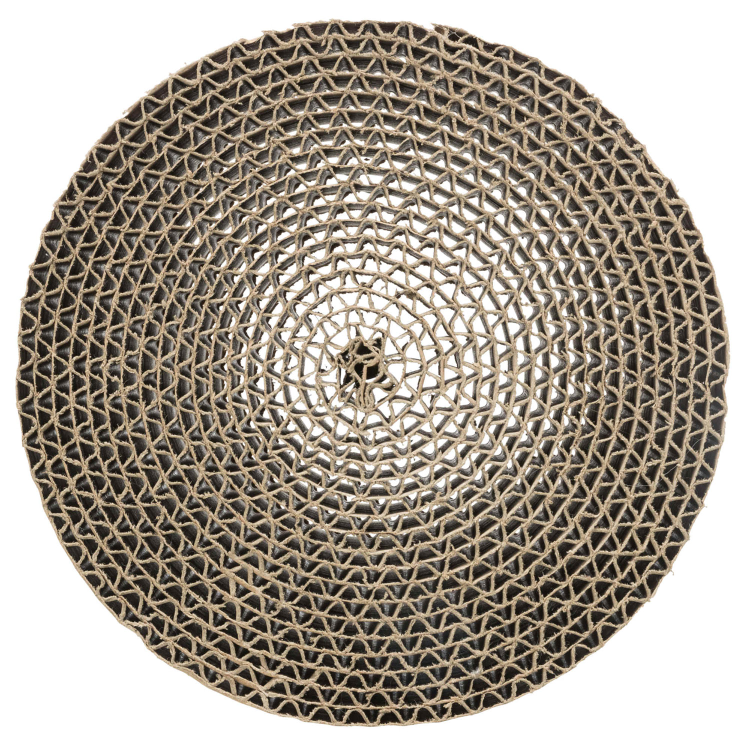 Tabla Cartón Rascadora con juguetes, lana, 35 × 4 × 35 cm