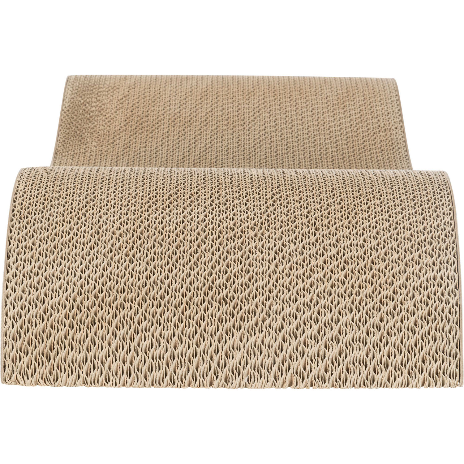 Tabla Cartón Rascadora XXL, 64 × 14 × 37 cm, Gris
