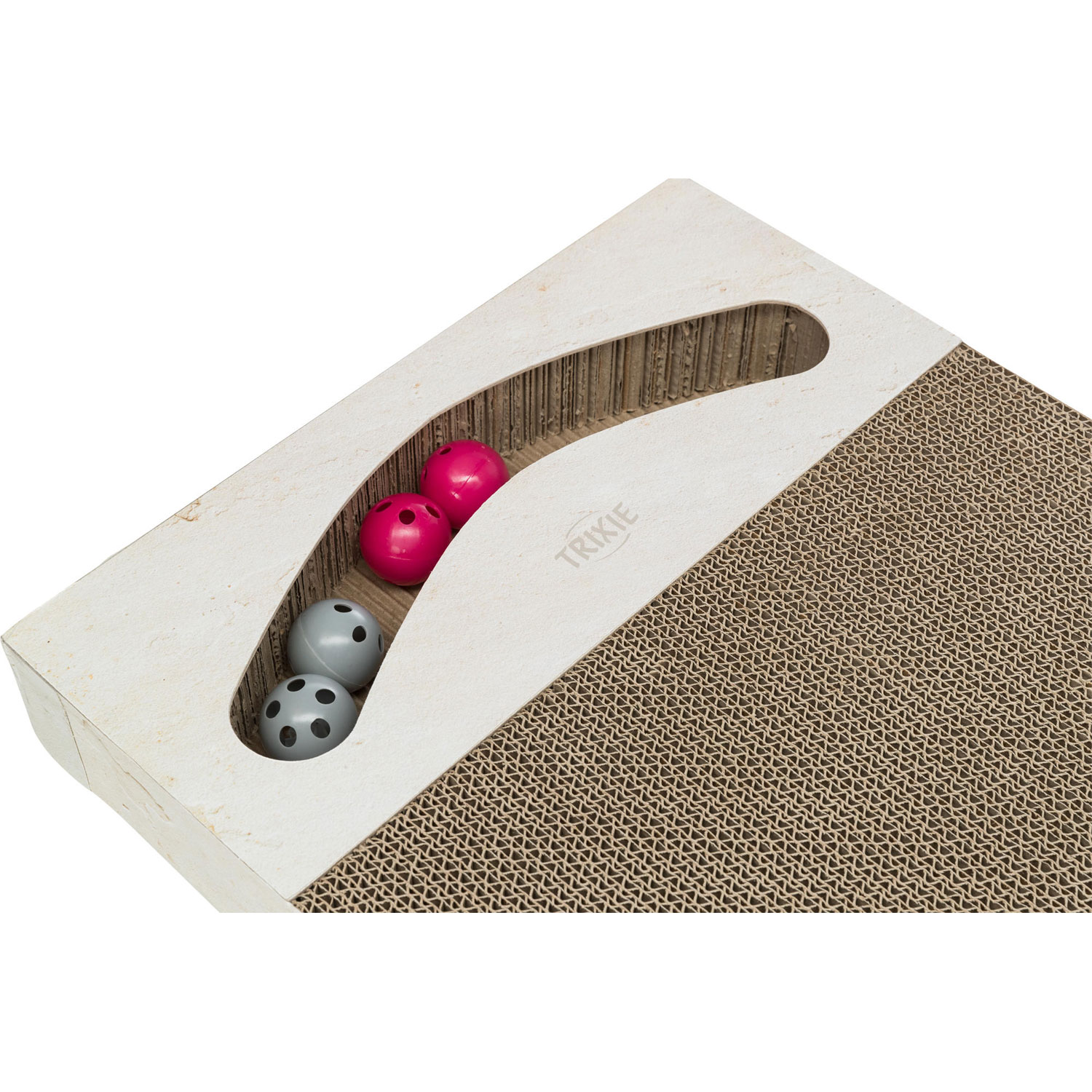 Tabla Cartón Rascadora XXL, 70 × 6 × 38 cm, Arena